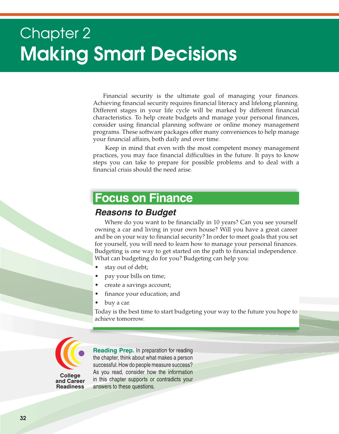 Foundations of Personal Finance, 9th Edition page 32