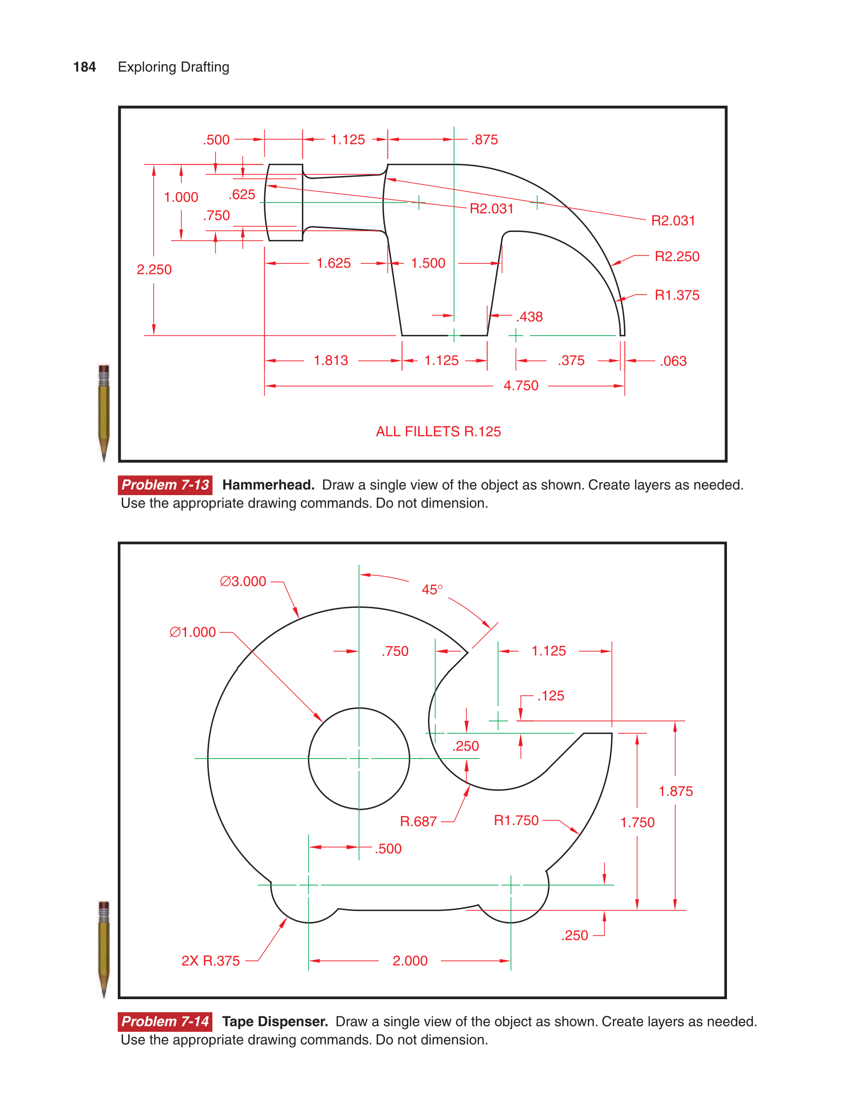 Exploring Drafting, 11th Edition page 184
