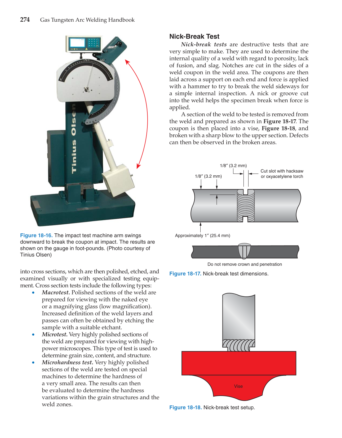 Gas Tungsten Arc Welding Handbook, 6th Edition page 274