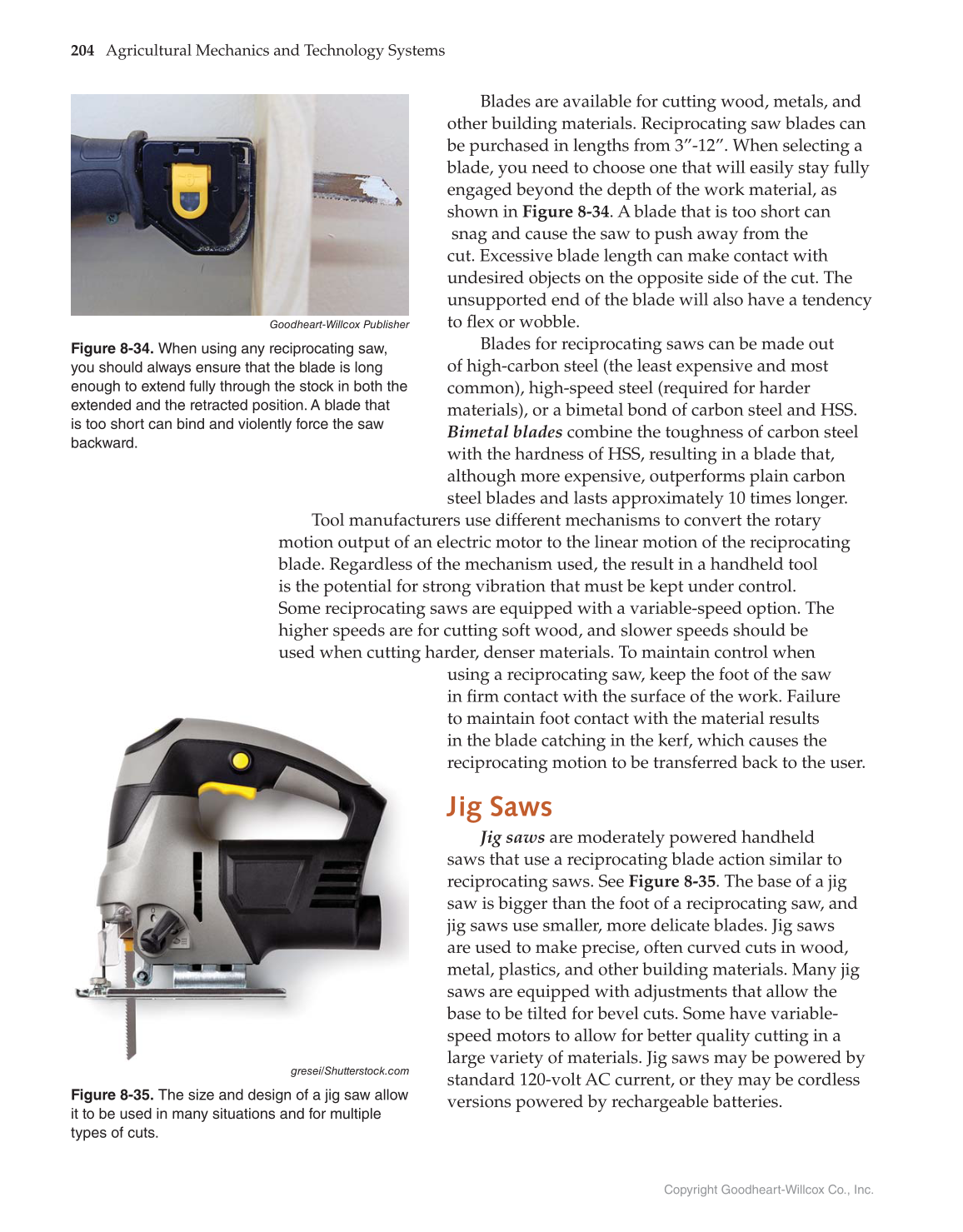 Agricultural Mechanics and Technology Systems, 1st Edition page 204