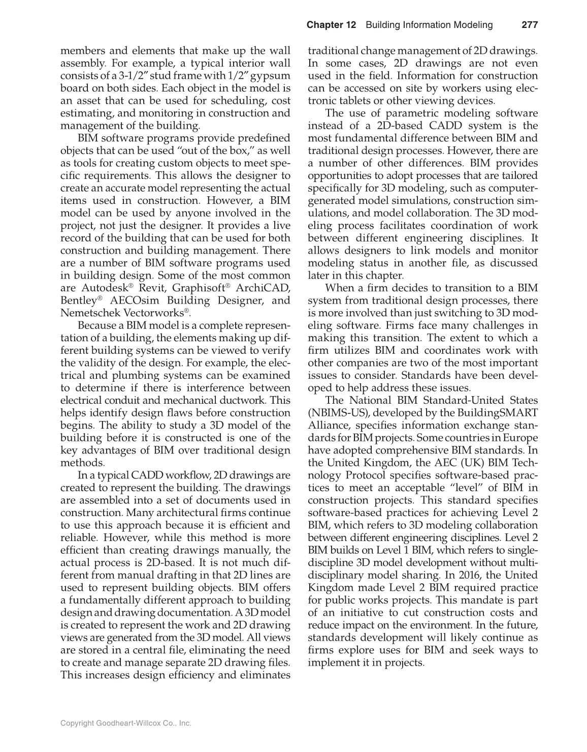 Architecture: Residential Drafting and Design, 12th Edition page 277