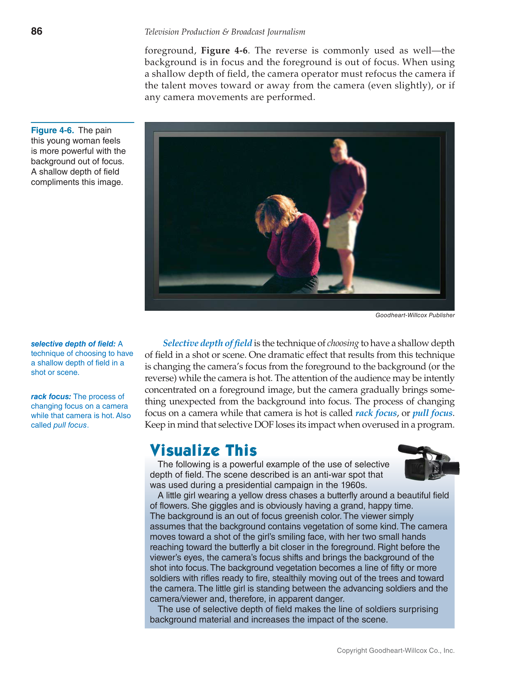 Television Production & Broadcast Journalism, 3rd Edition page 86