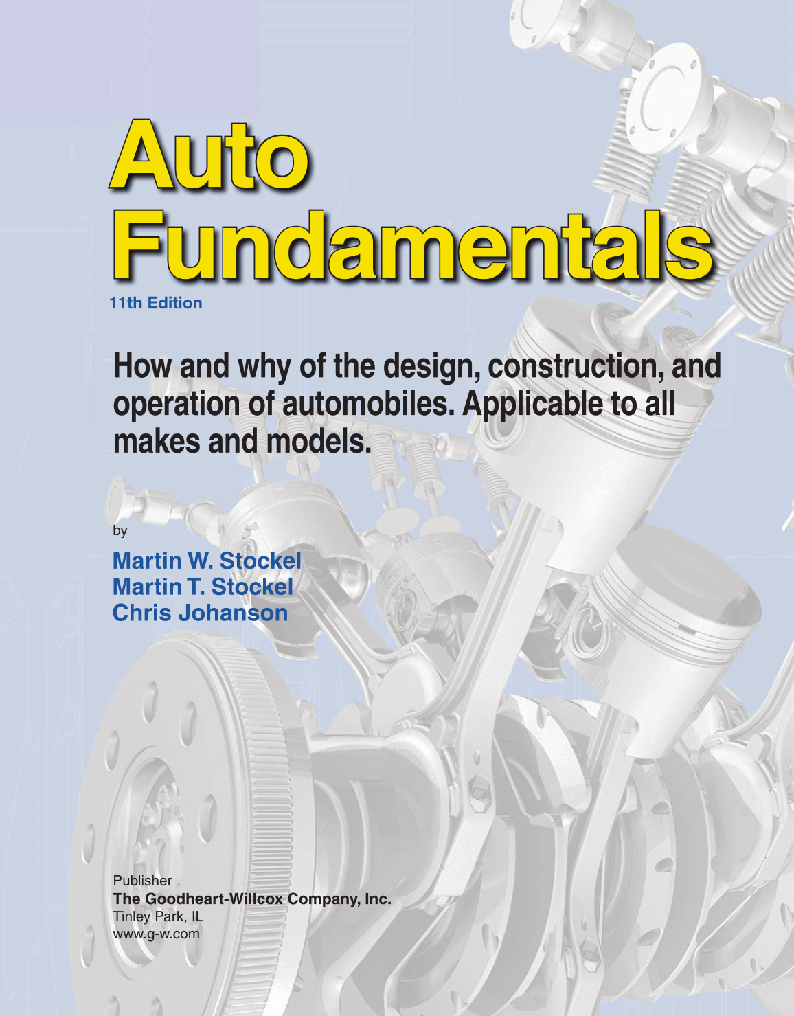 Auto Fundamentals, 11th Edition page i