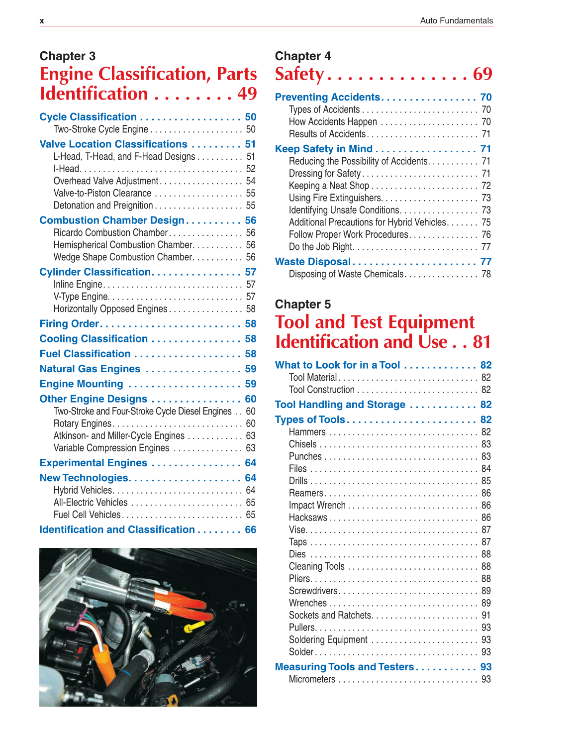Auto Fundamentals, 11th Edition page x