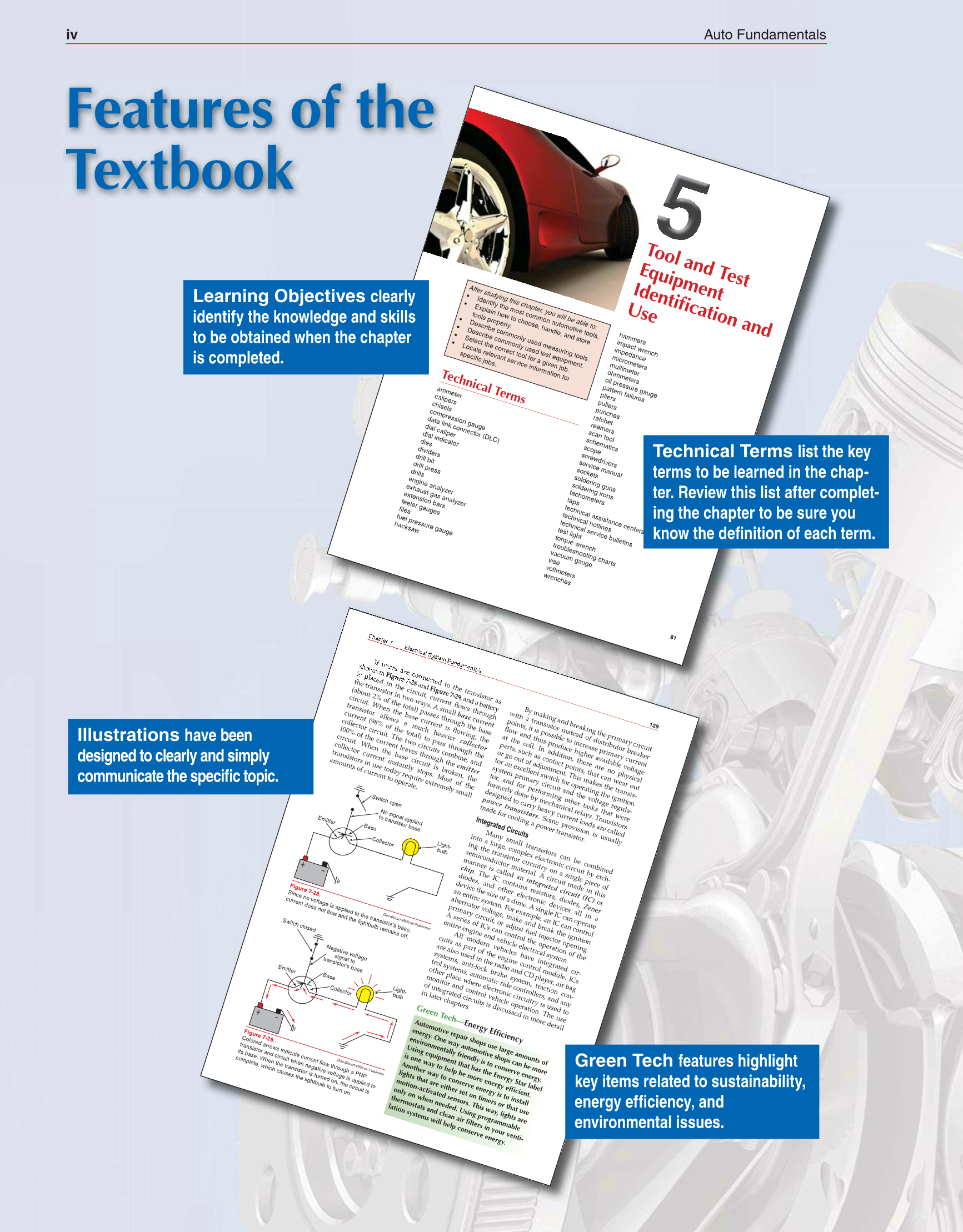 Auto Fundamentals, 11th Edition page iv