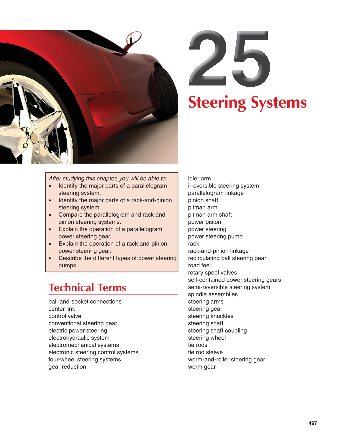 Auto Fundamentals, 11th Edition page 497