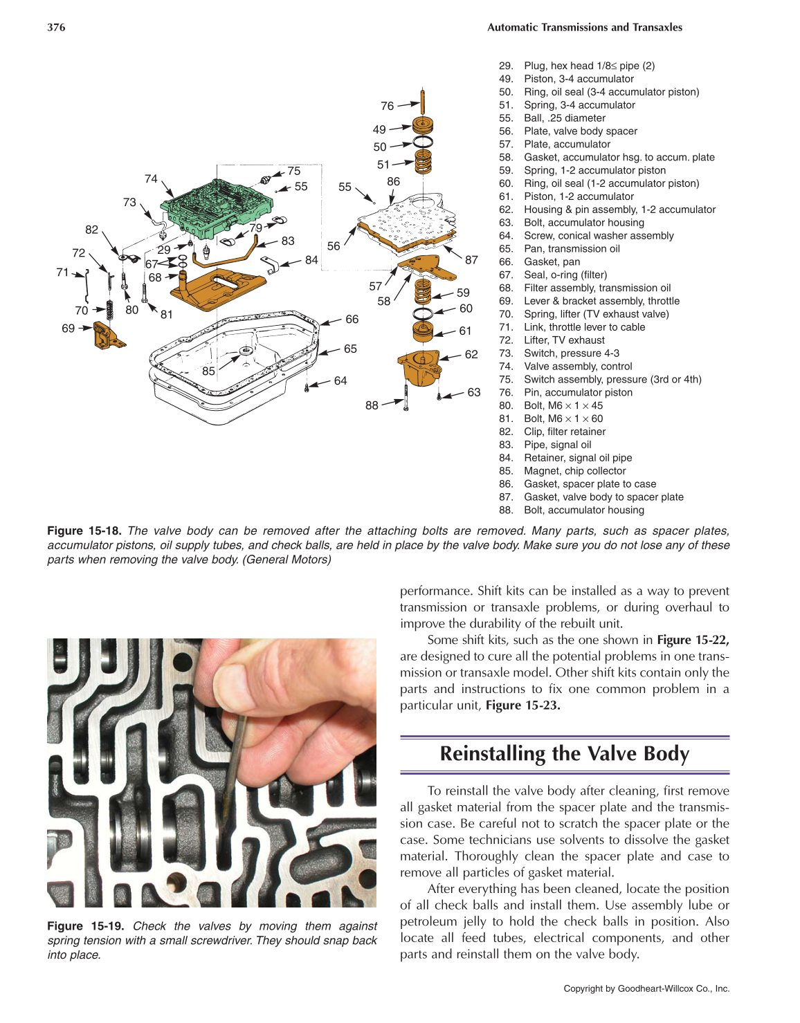 Automatic Transmissions and Transaxles, 4th Edition page 376