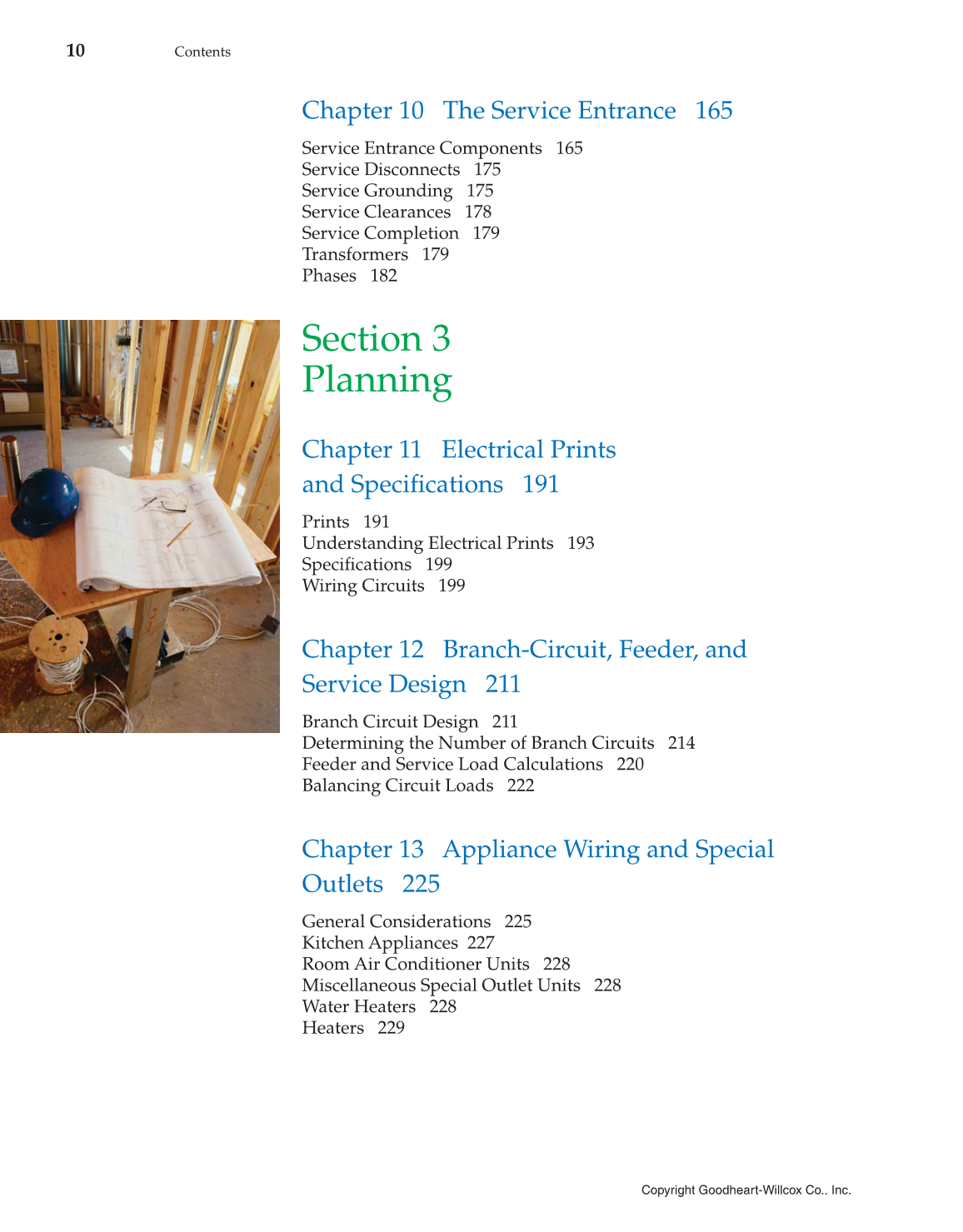 Modern Residential Wiring, 10th Edition page 10