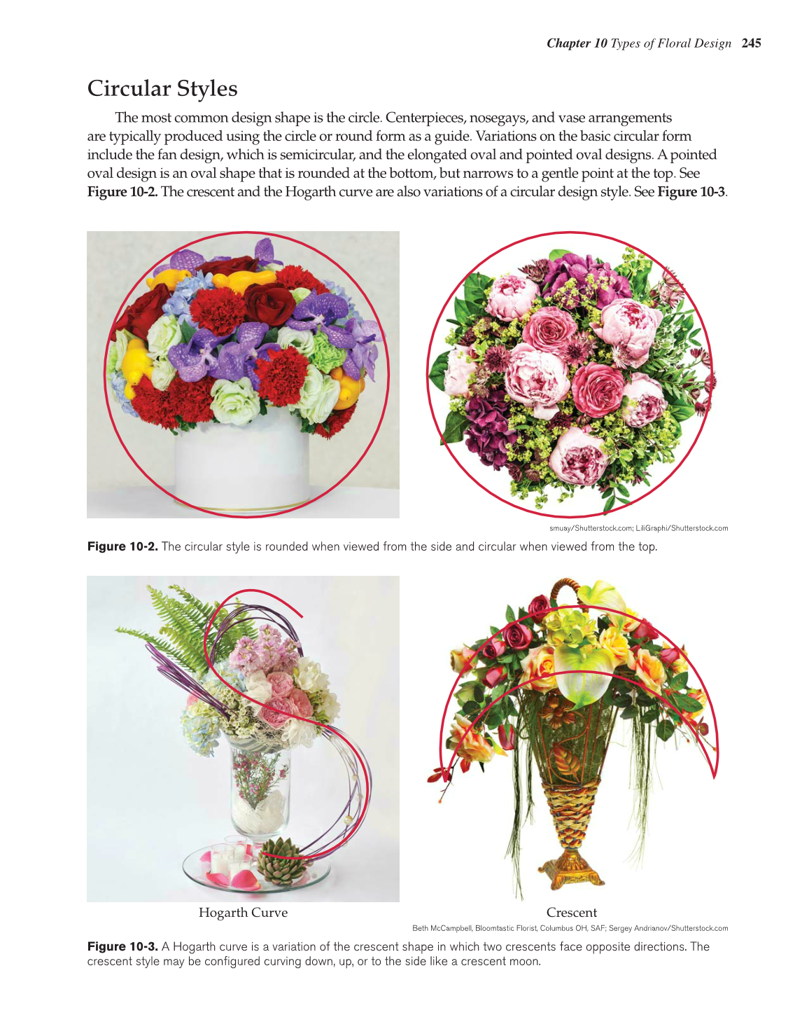 Principles of Floral Design, 1st Edition page 245