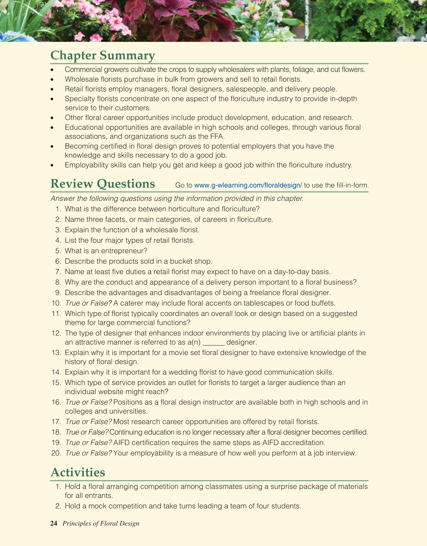 Principles Of Floral Design 1st Edition Page 24
