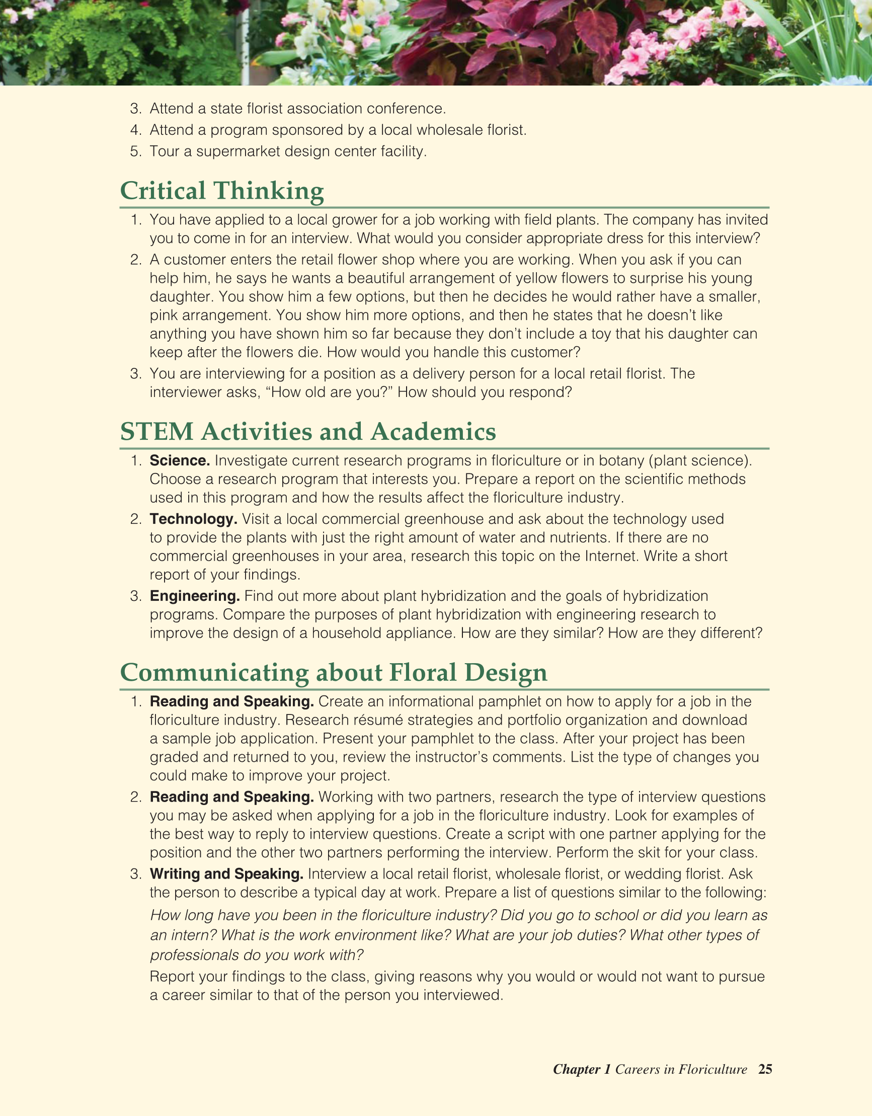 Principles Of Floral Design 1st Edition Page 25