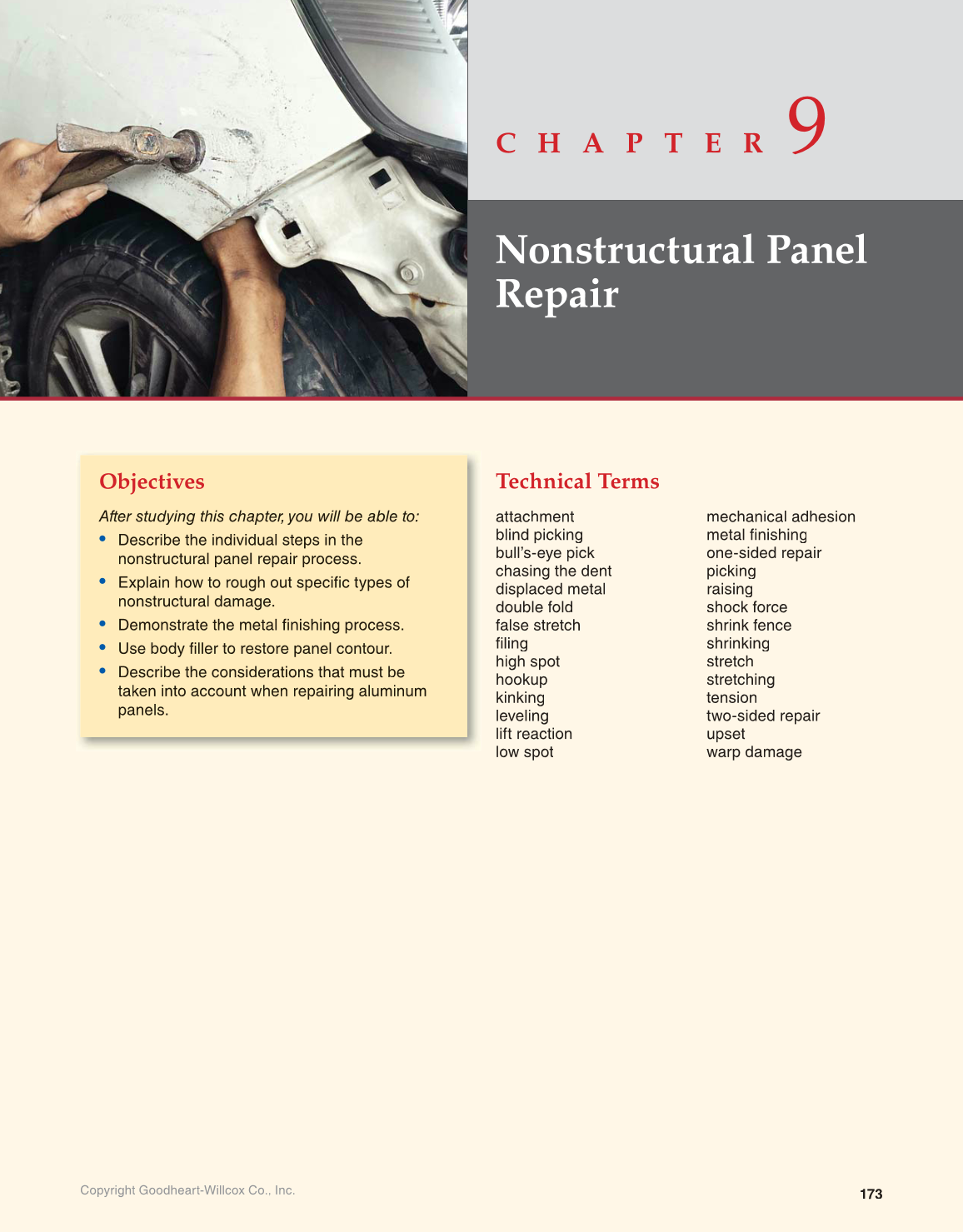 Auto Collision Repair and Refinishing, 2nd Edition page 173