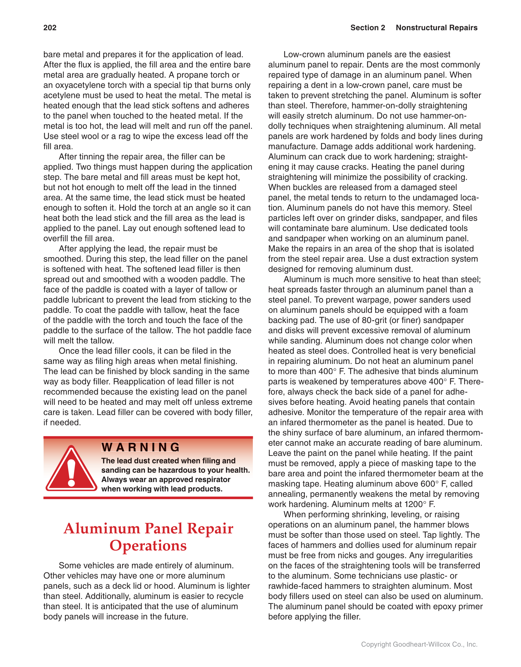 Auto Collision Repair and Refinishing, 2nd Edition page 202