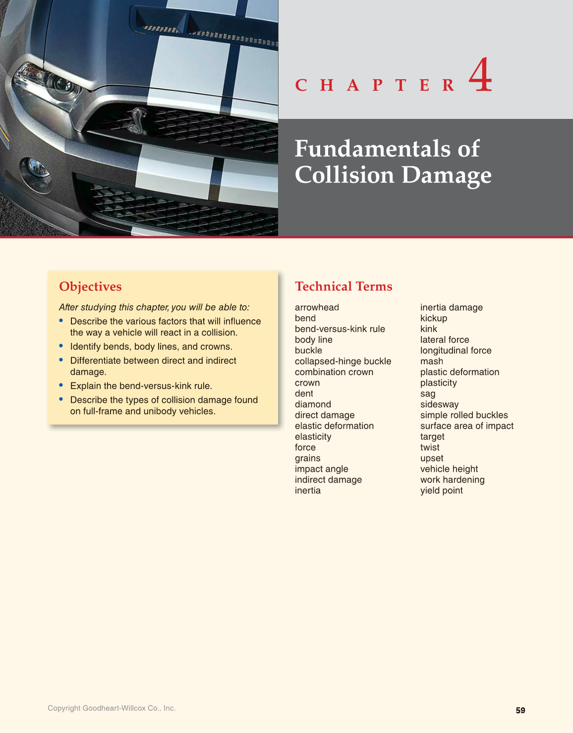 Auto Collision Repair and Refinishing, 2nd Edition page 59