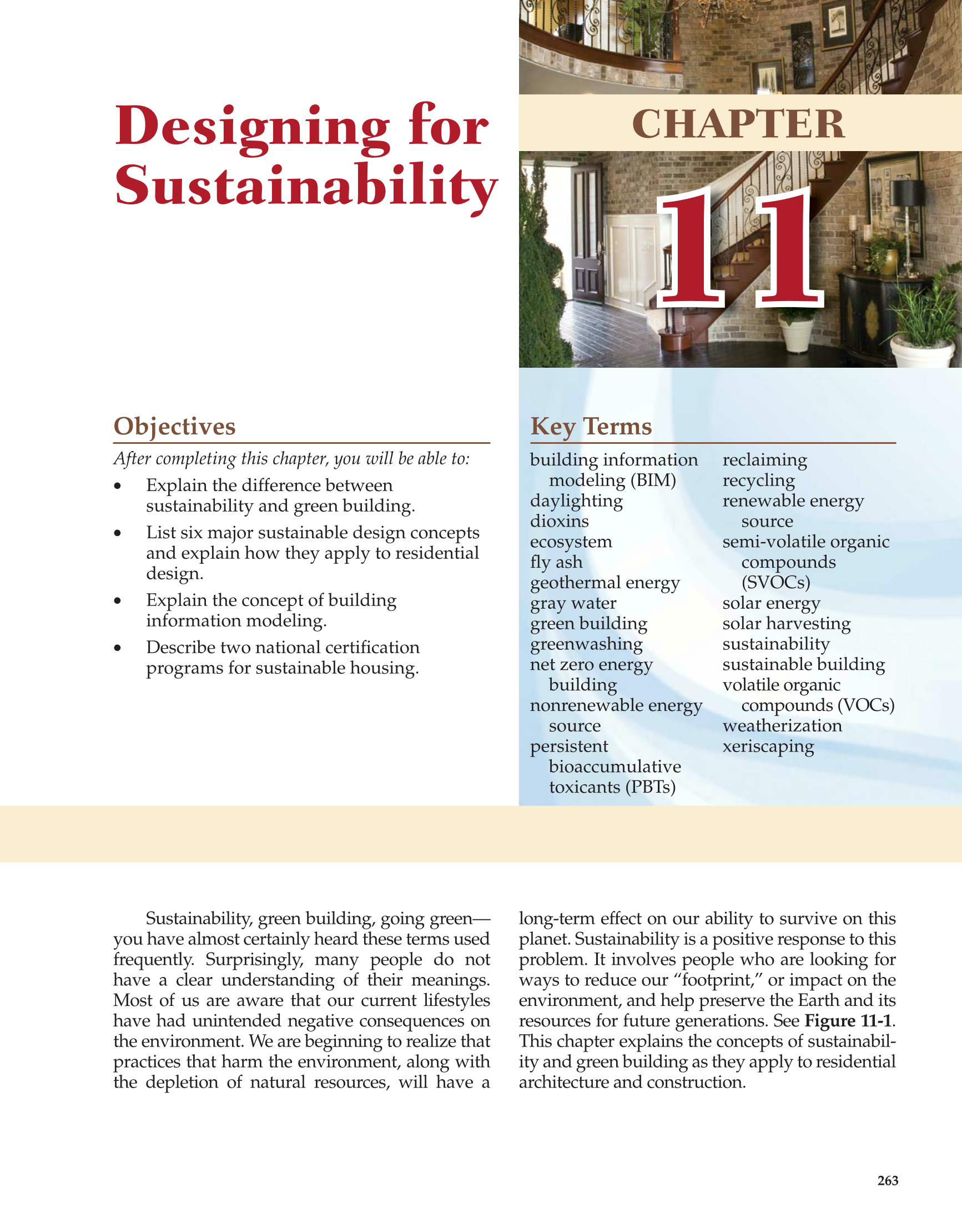 Architecture Residential Drafting And Design 11th Edition Page 263