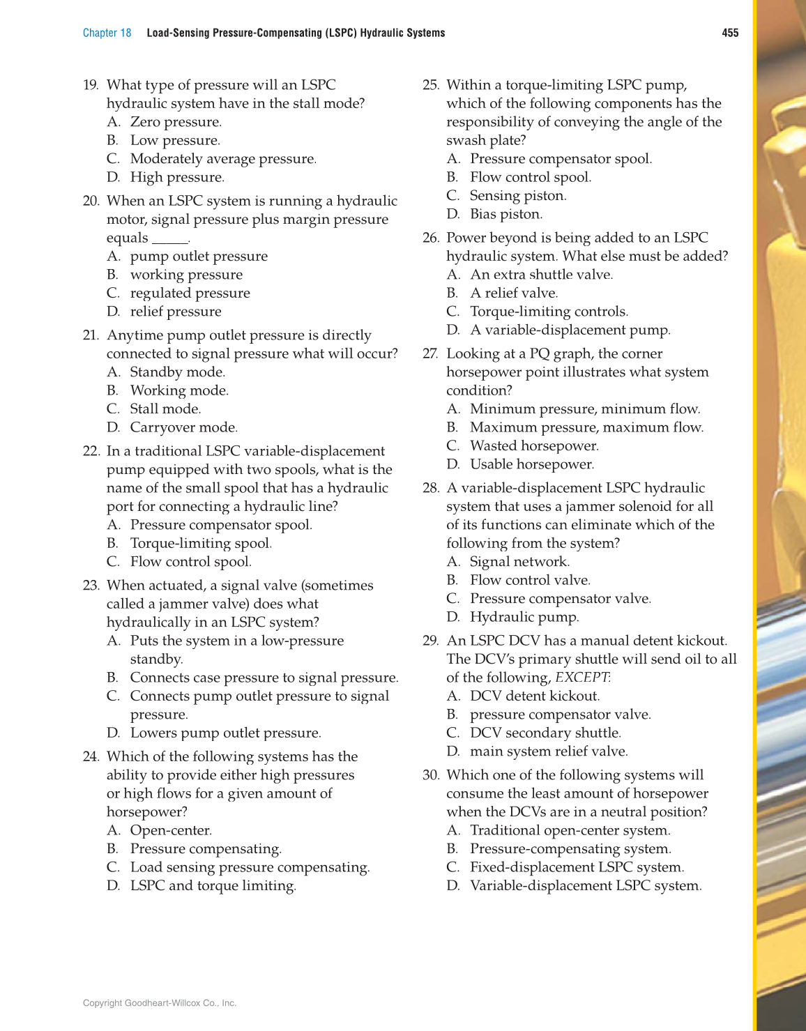 Hydraulic Systems for Mobile Equipment, 1st Edition page 455
