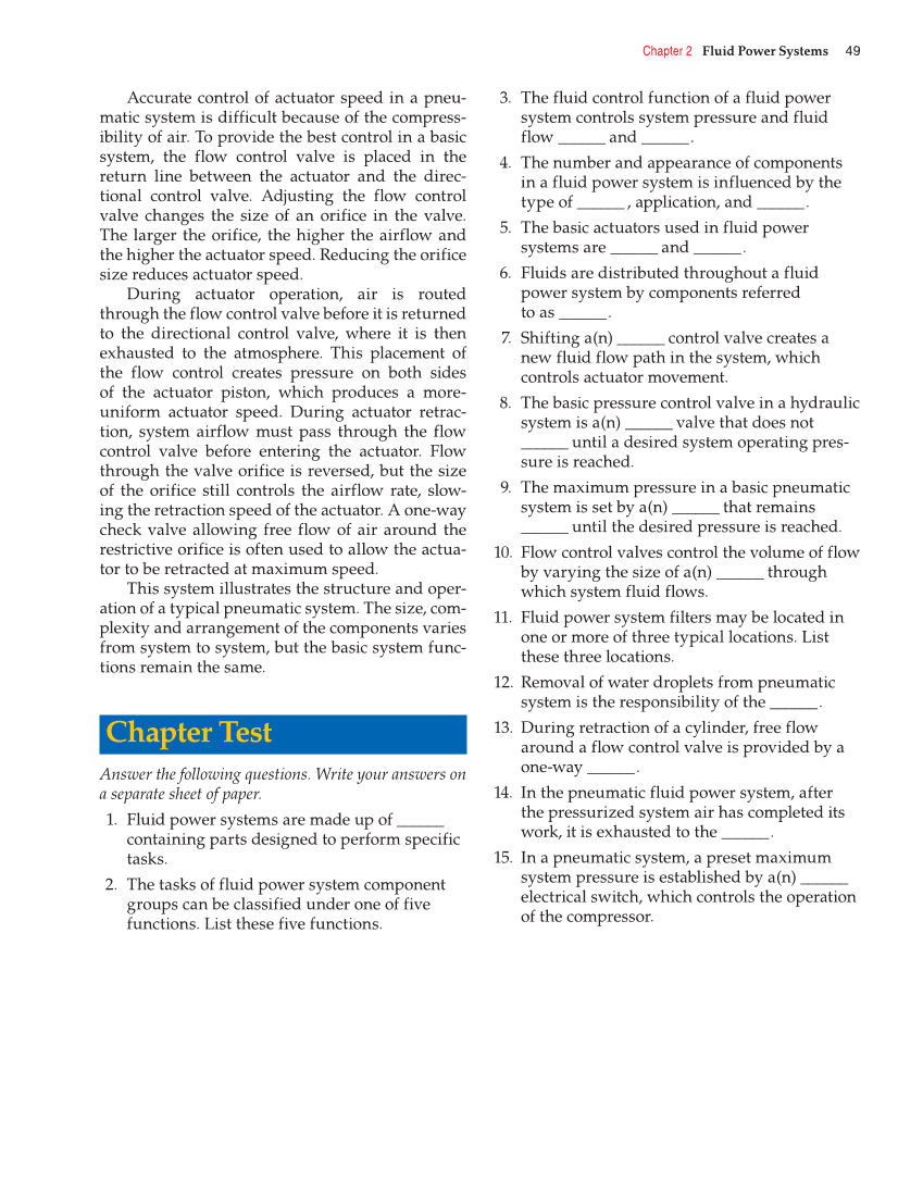 Fluid Power Hydraulics and Pneumatics, 2nd Edition page 49