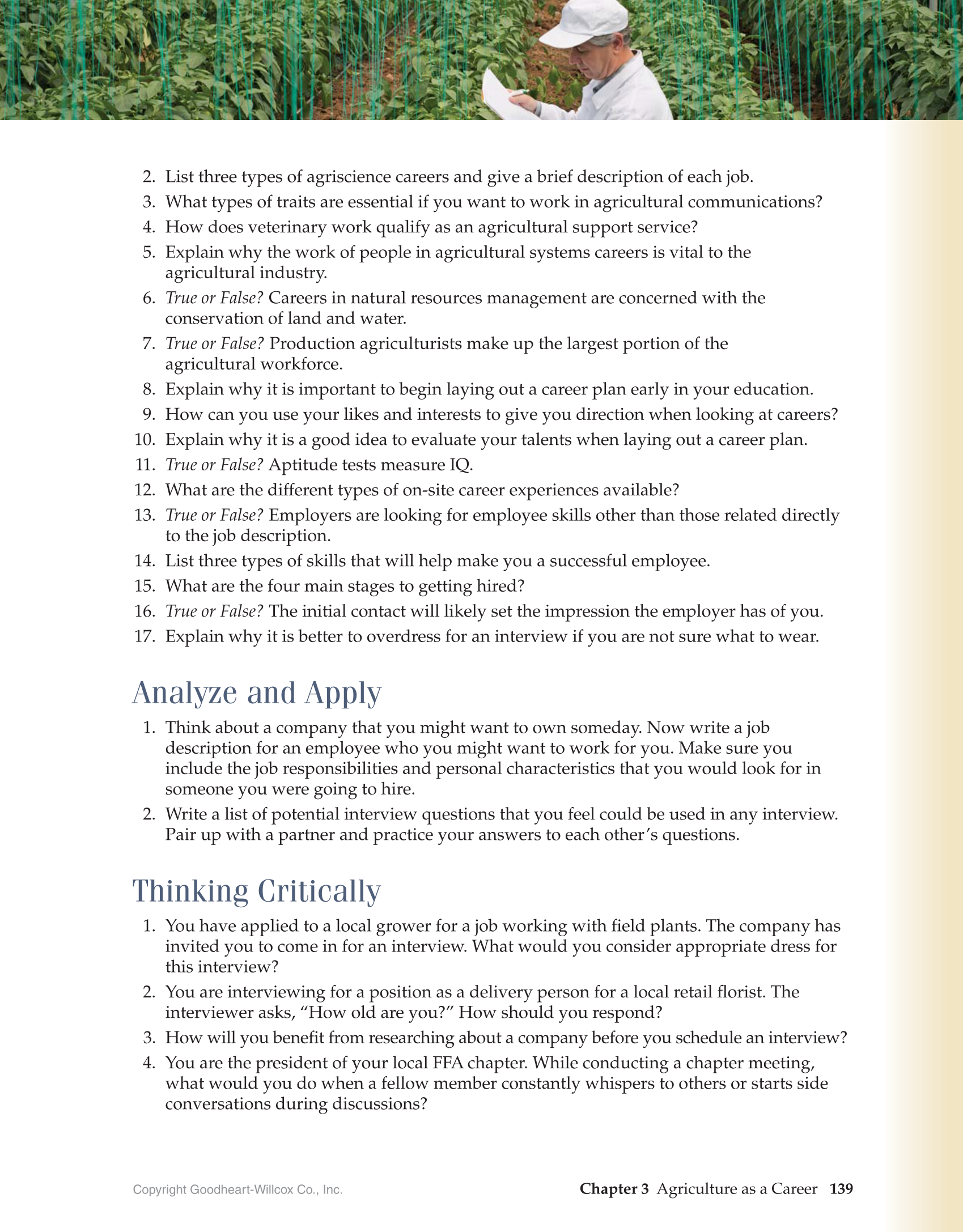 Principles of Agriculture, Food, and Natural Resources, 1st Edition