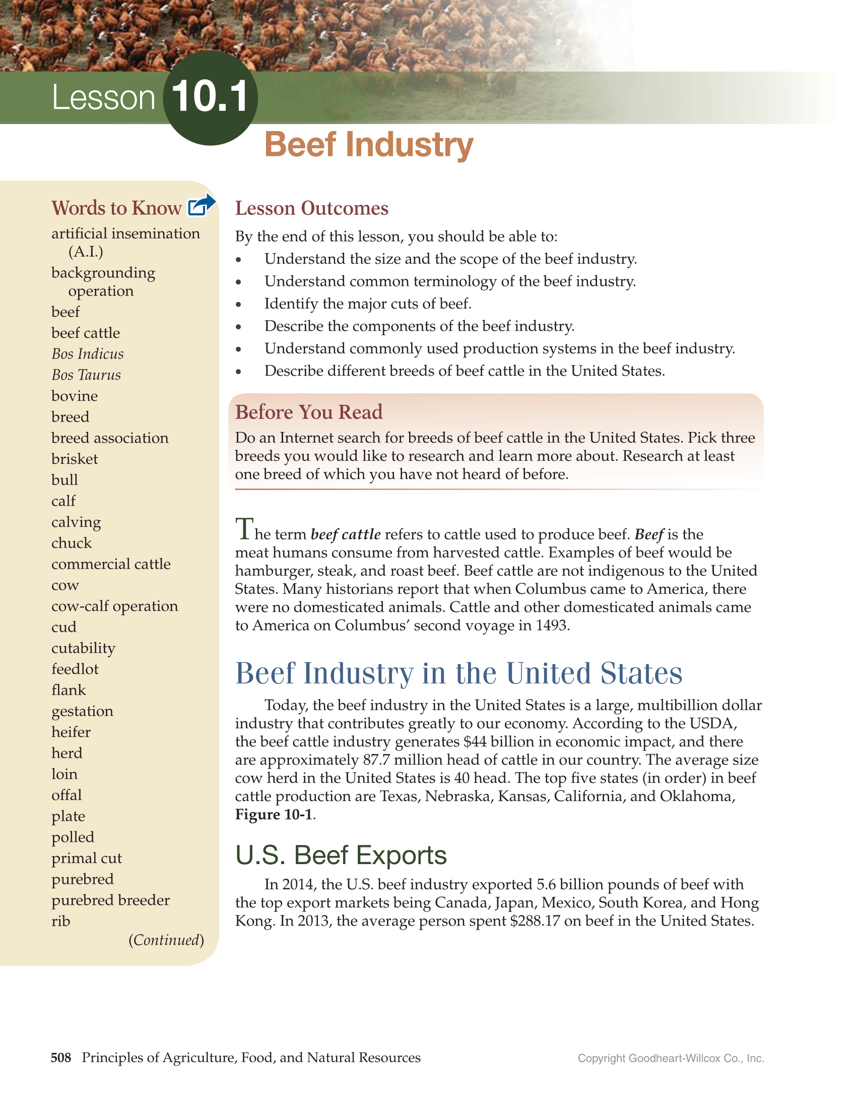 Principles of Agriculture, Food, and Natural Resources, 1st Edition