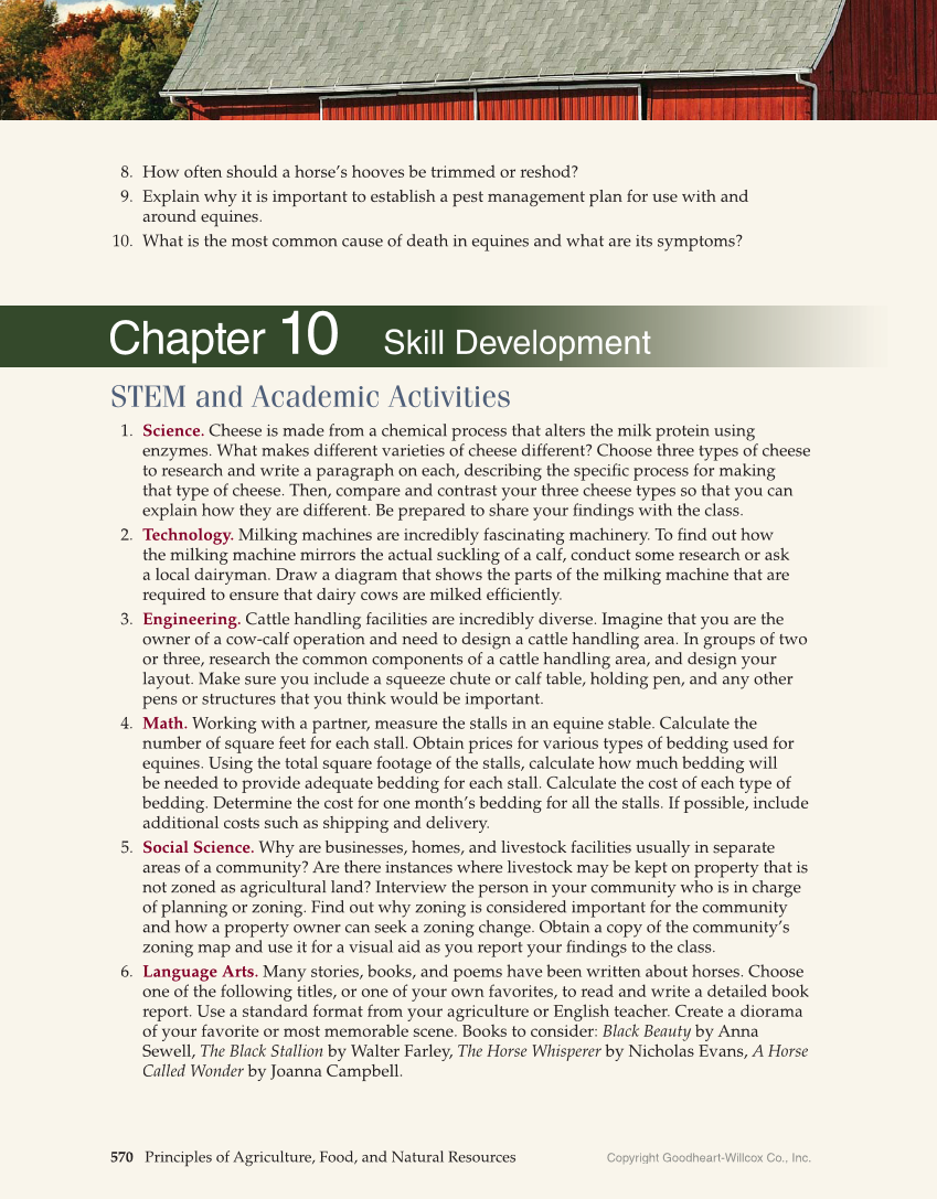 Principles of Agriculture, Food, and Natural Resources, 1st Edition