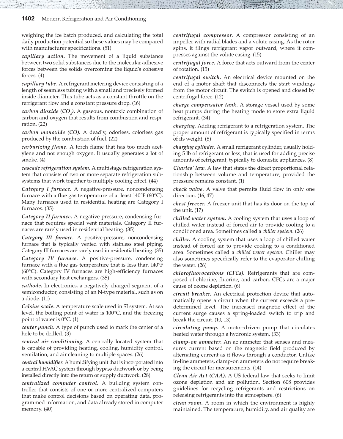 Modern Refrigeration and Air Conditioning, 19th Edition page 1402