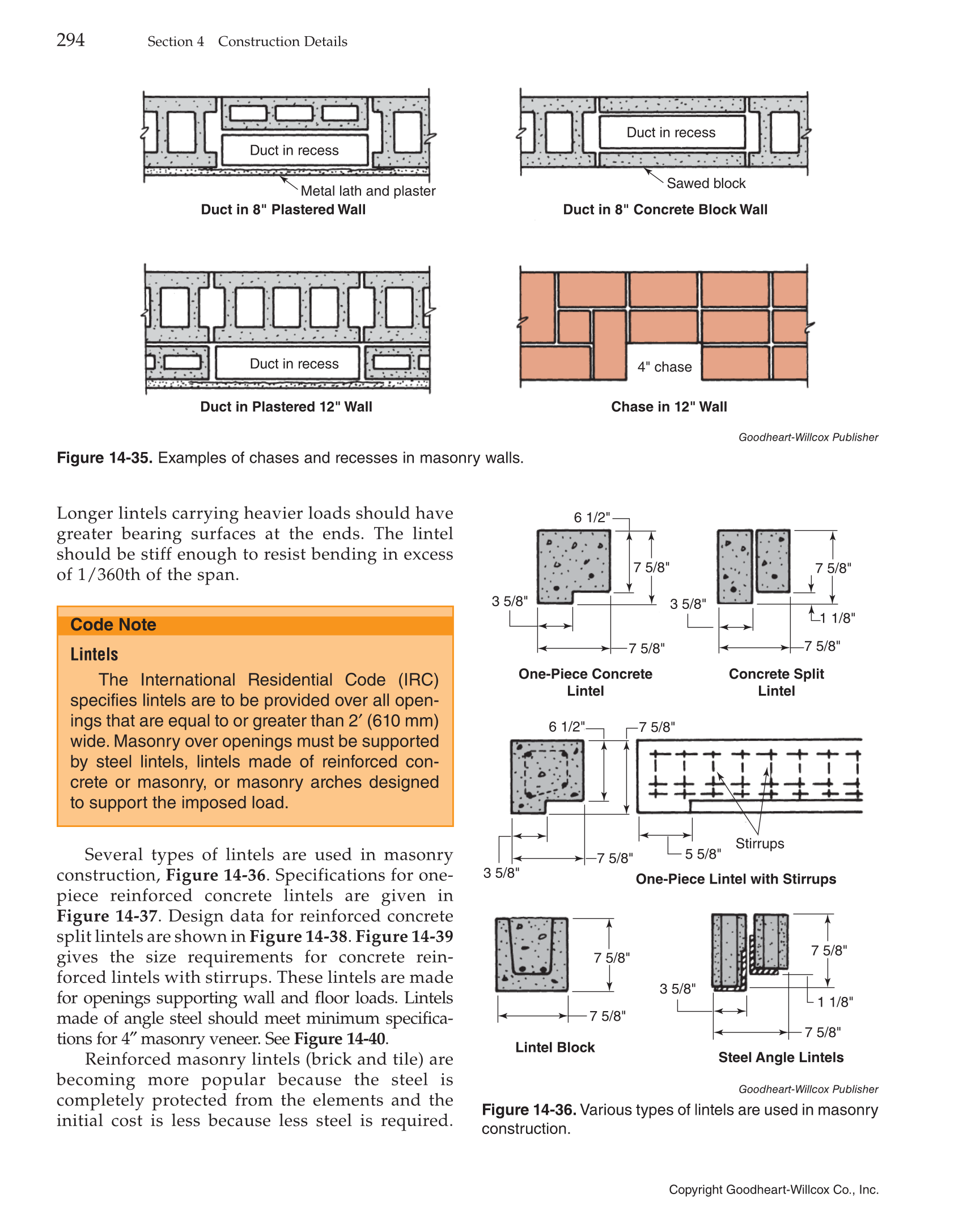 Modern Masonry Brick, Block, Stone, 8th Edition page 294