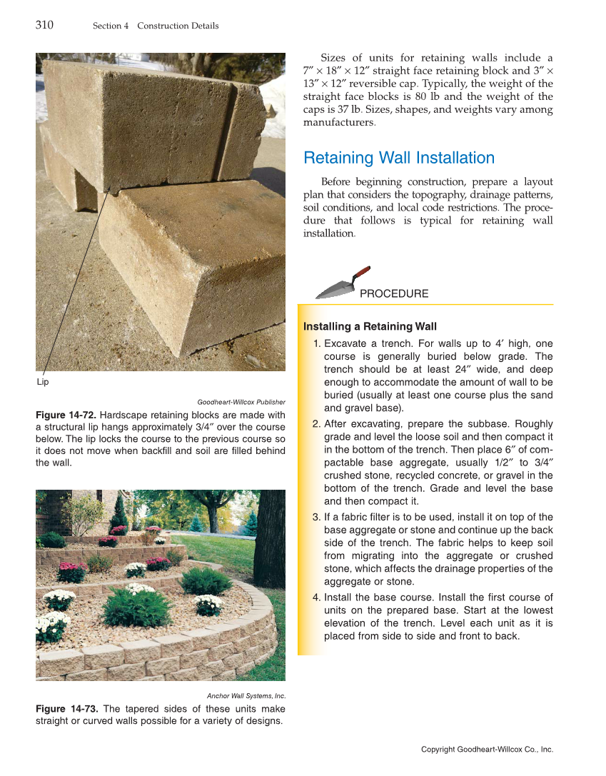 Modern Masonry Brick, Block, Stone, 8th Edition page 310