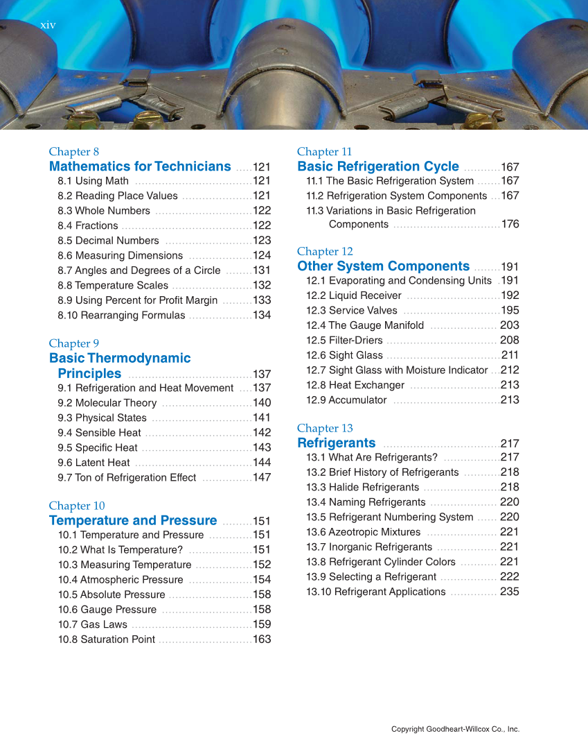 Heating and Cooling Essentials, 4th Edition page xiv