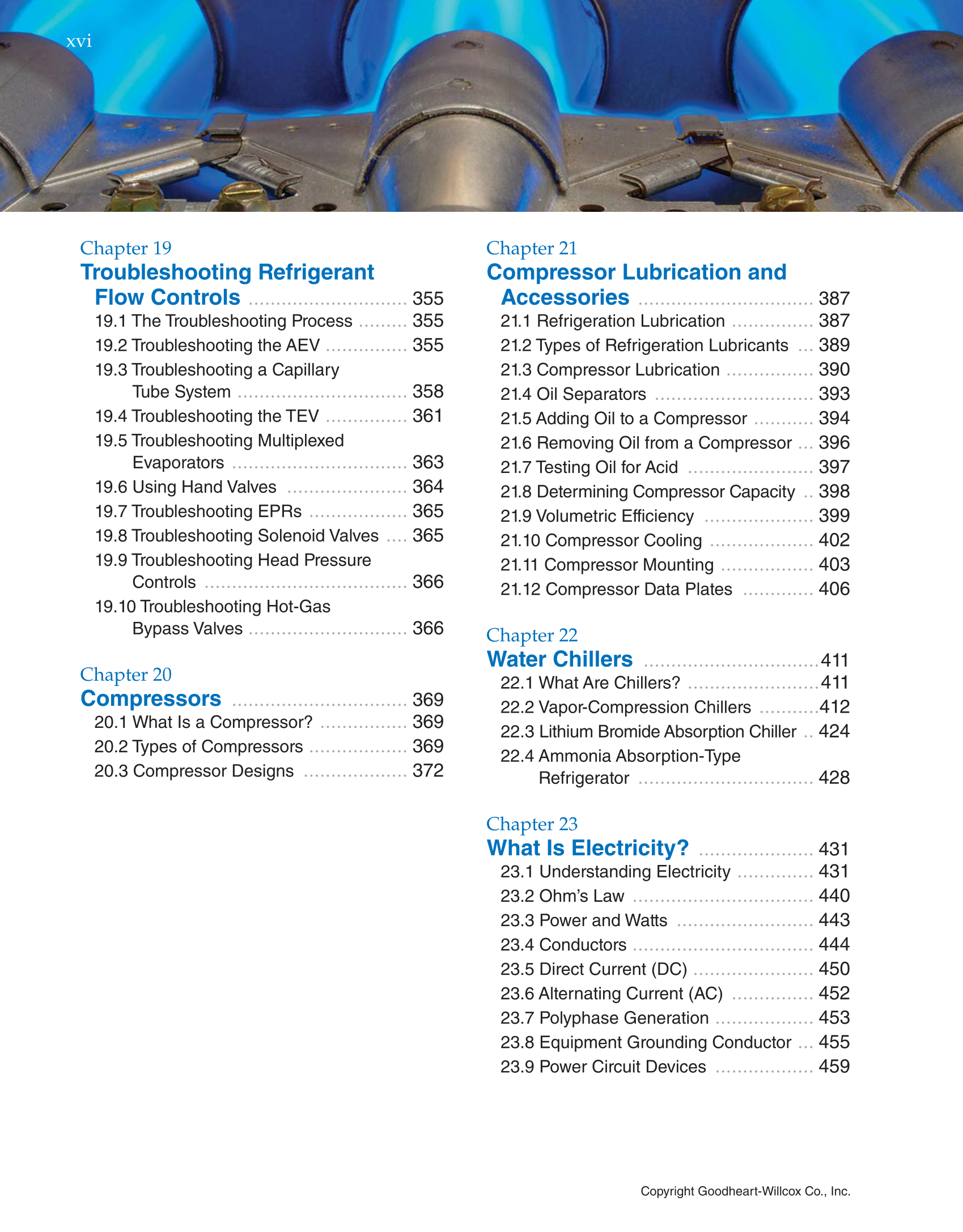 Heating and Cooling Essentials, 4th Edition page xvi