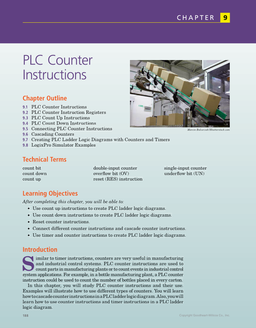 Programmable Logic Controllers: Hardware and Programming, 4th Edition page 188