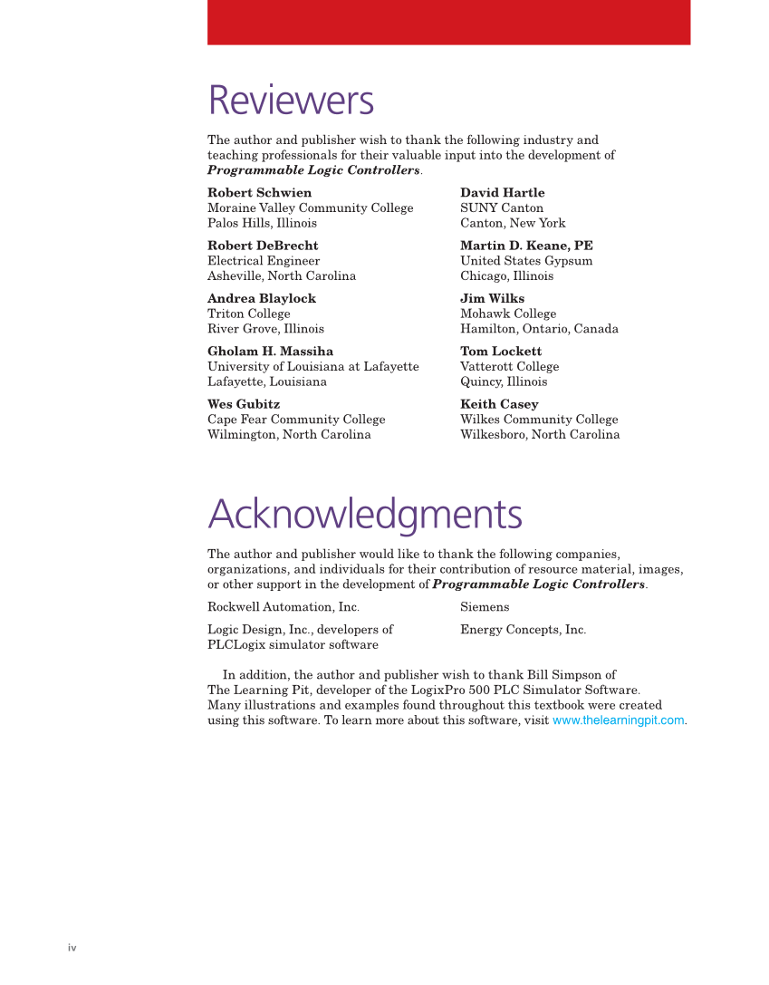 Programmable Logic Controllers Hardware and Programming, 4th Edition