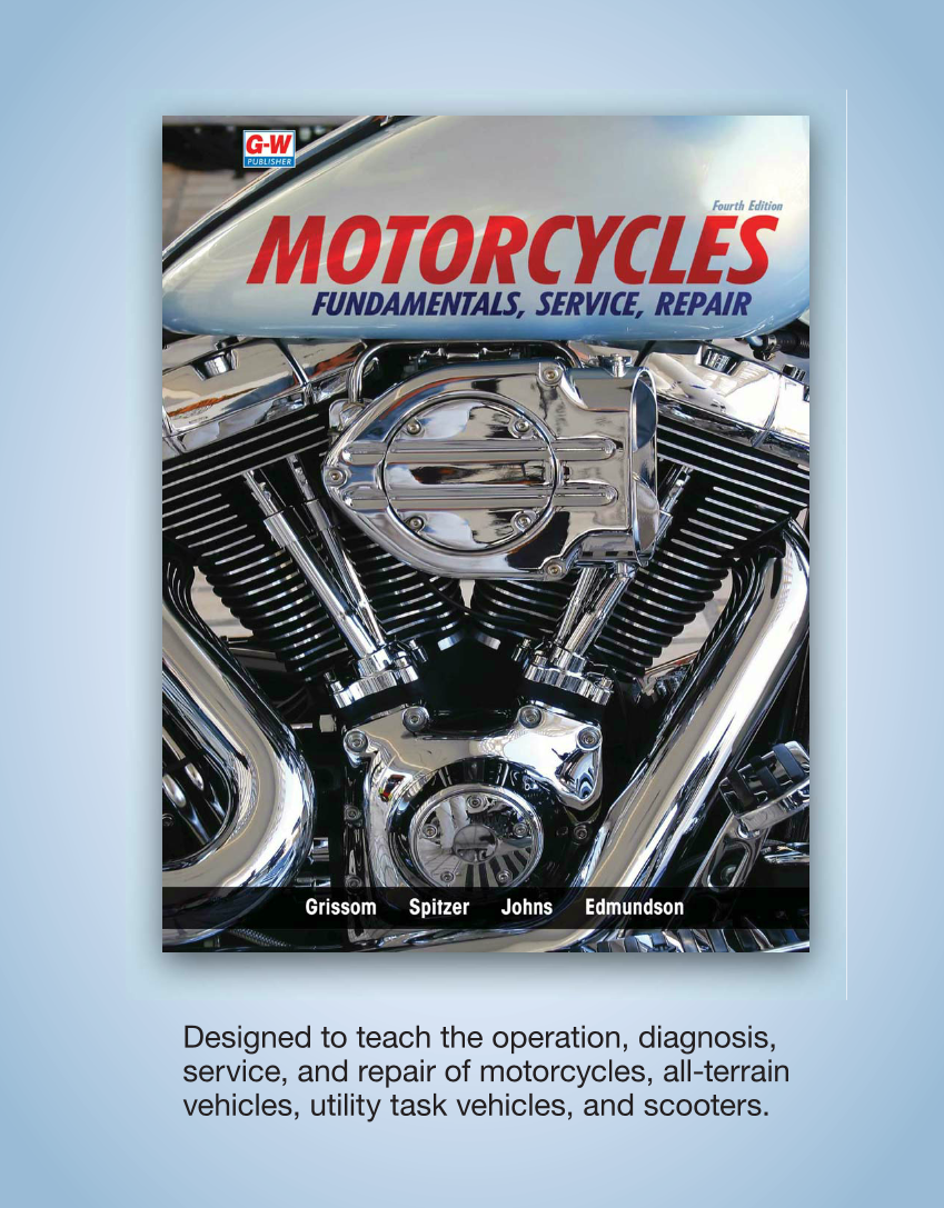 Motorcycles Fundamentals, Service, Repair, 4th Edition page M1