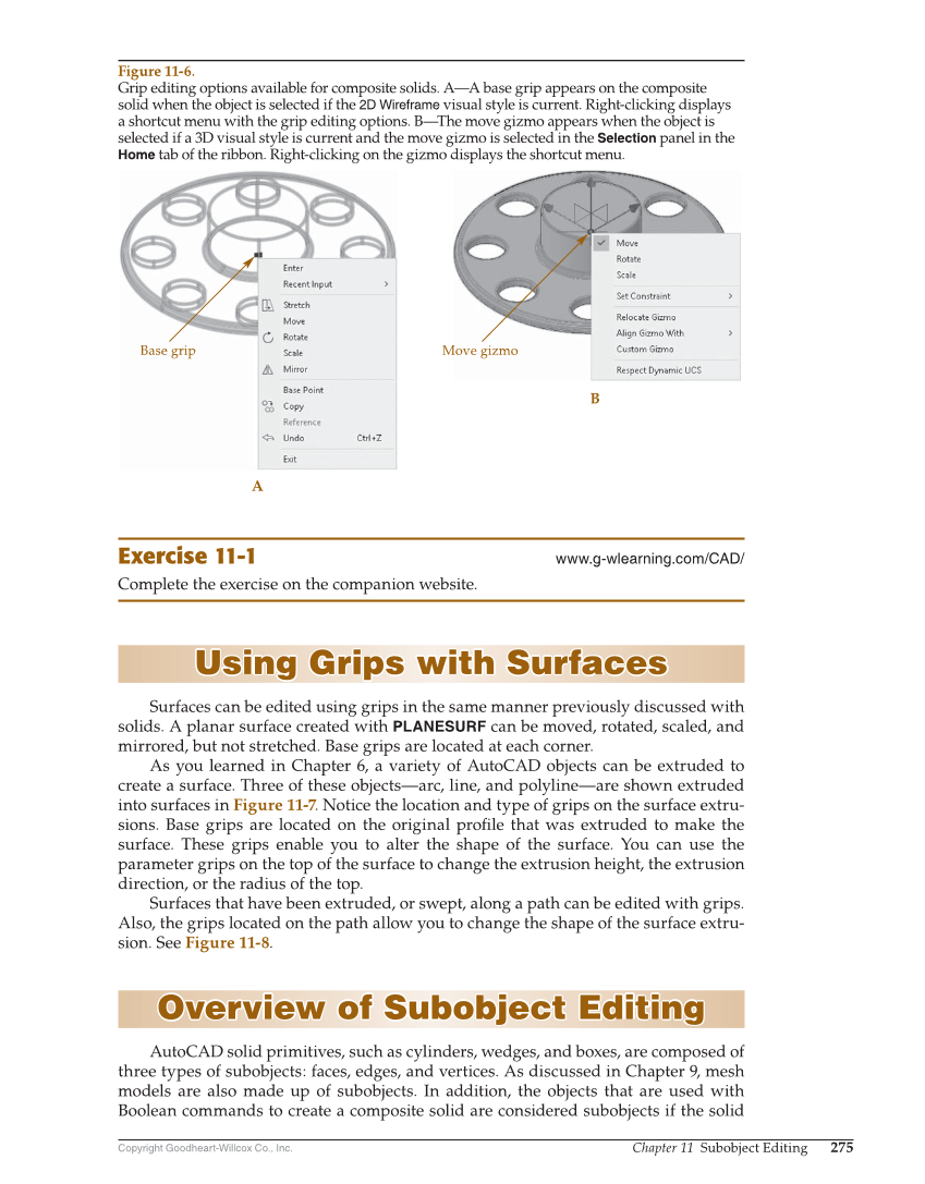AutoCAD and Its Applications—Comprehensive 2020, 27th Edition page 275
