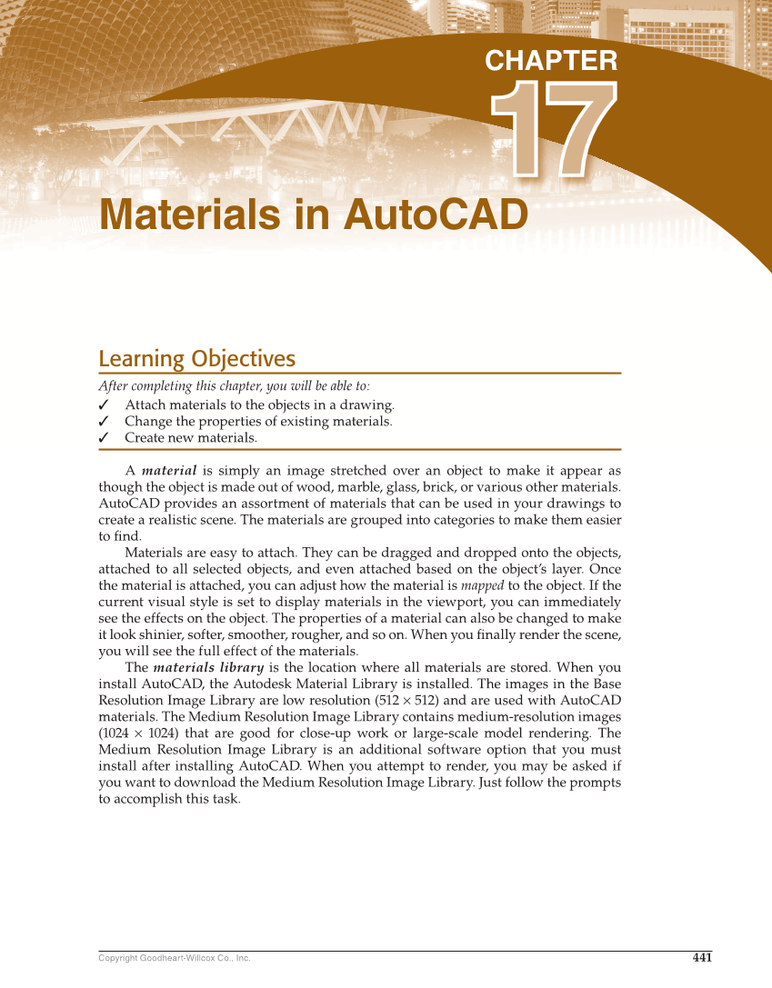 AutoCAD and Its Applications—Comprehensive 2020, 27th Edition page 441