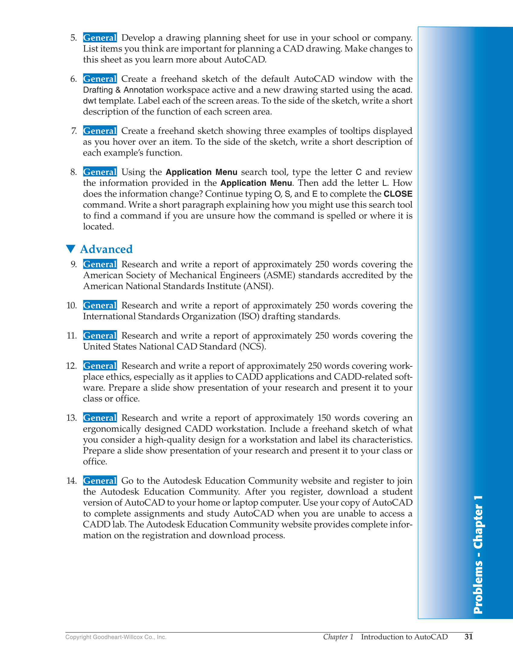 AutoCAD and Its Applications—Basics 2020, 27th Edition page 31
