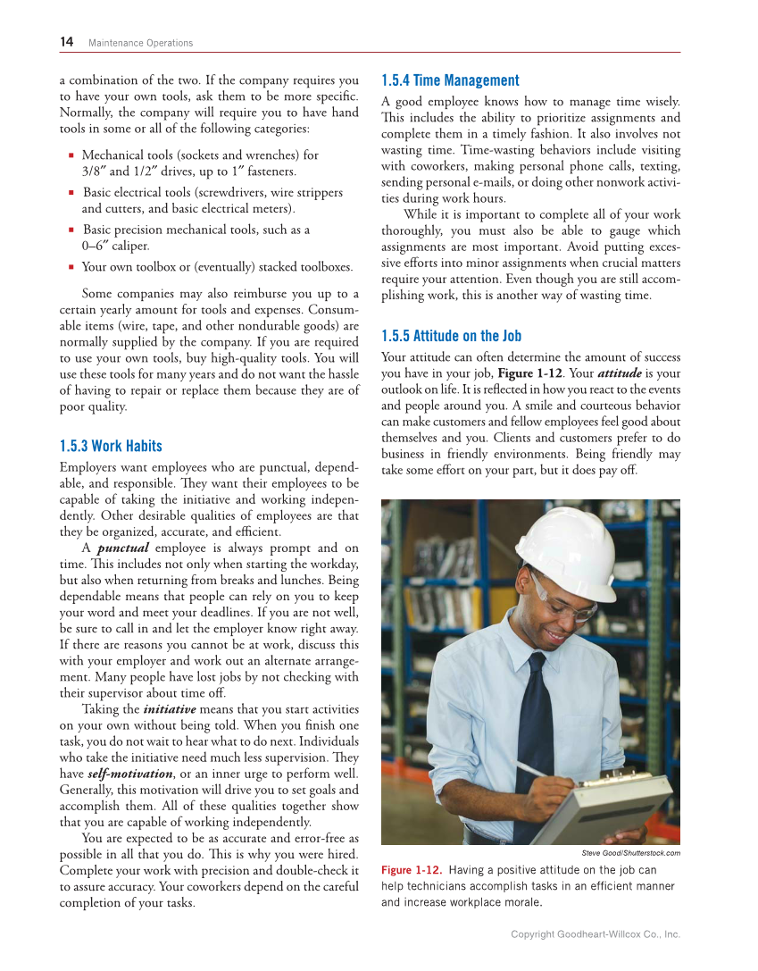 Industrial Maintenance and Mechatronics, 1st Edition page 14