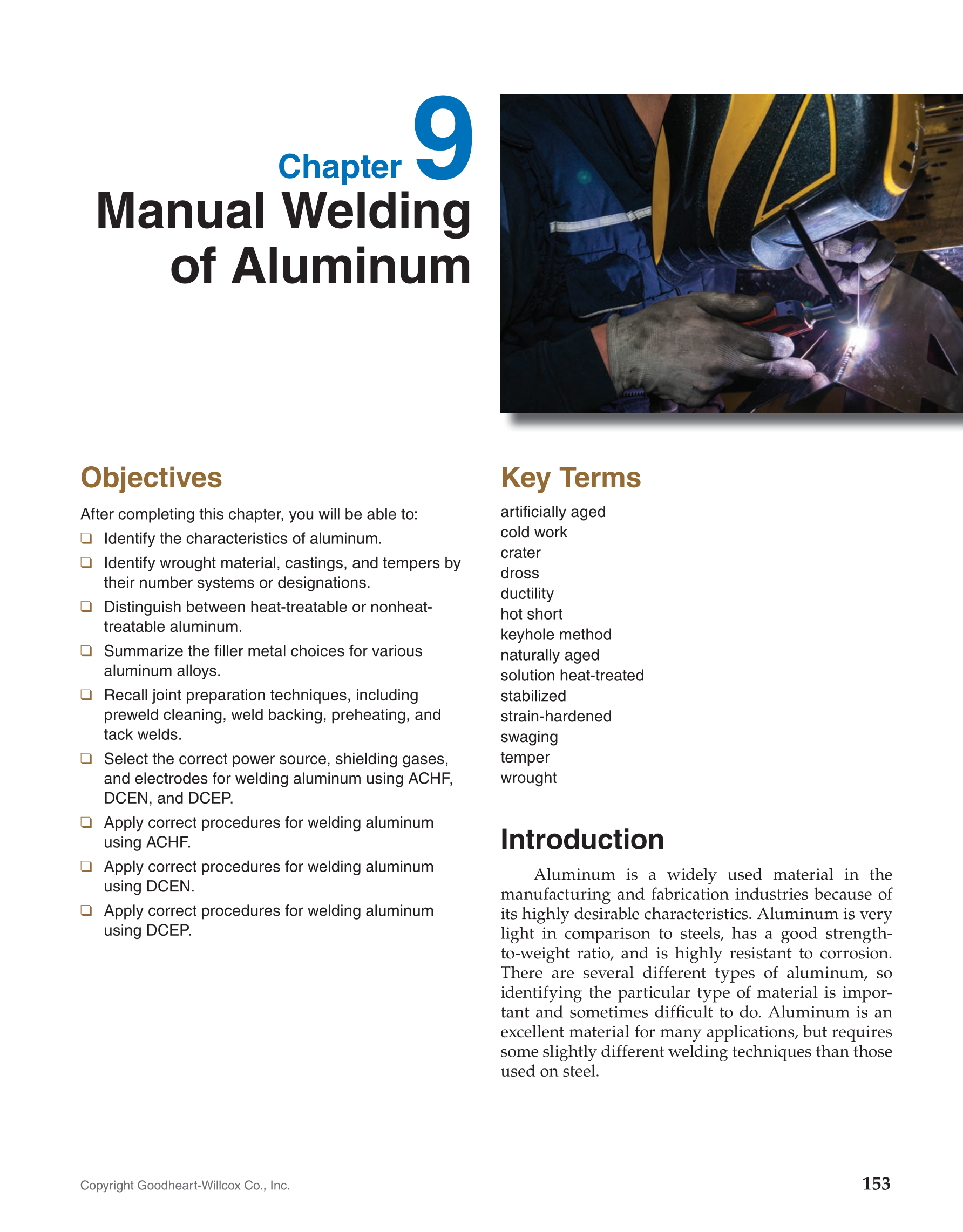 Gas Tungsten Arc Welding Handbook, 7th Edition page 153