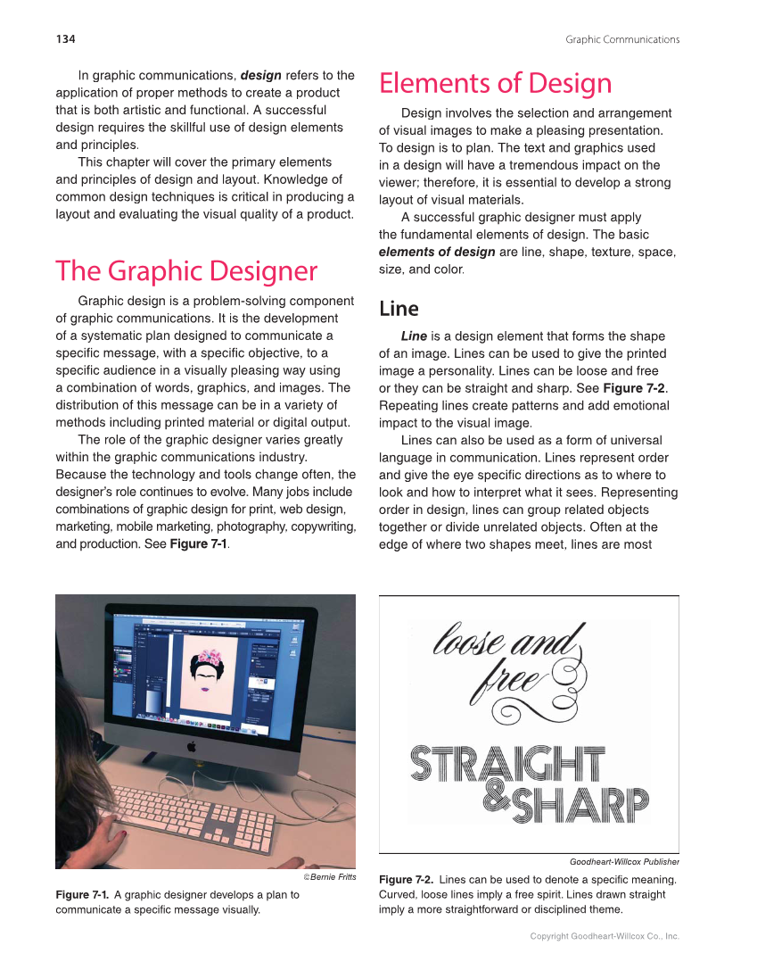 Graphic Communications Digital Design and Print Essentials, 6th Edition page 134