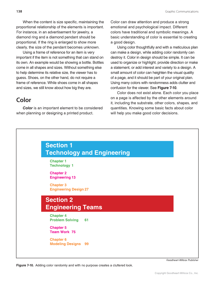 Graphic Communications Digital Design and Print Essentials, 6th Edition page 138