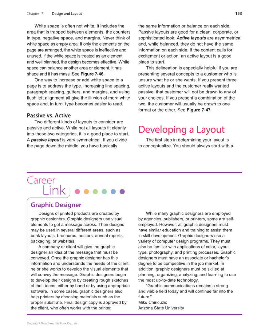 Graphic Communications Digital Design and Print Essentials, 6th Edition page 153