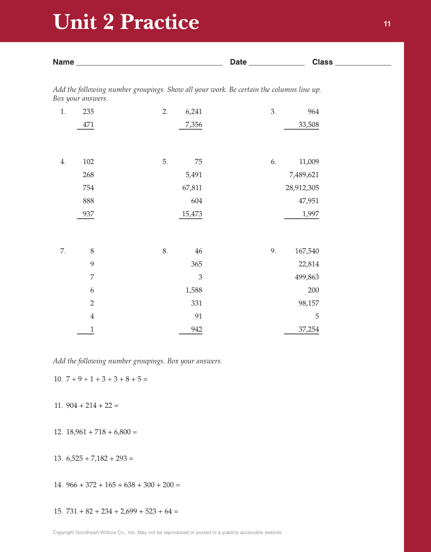 Math for Welders, 6th Edition page 11