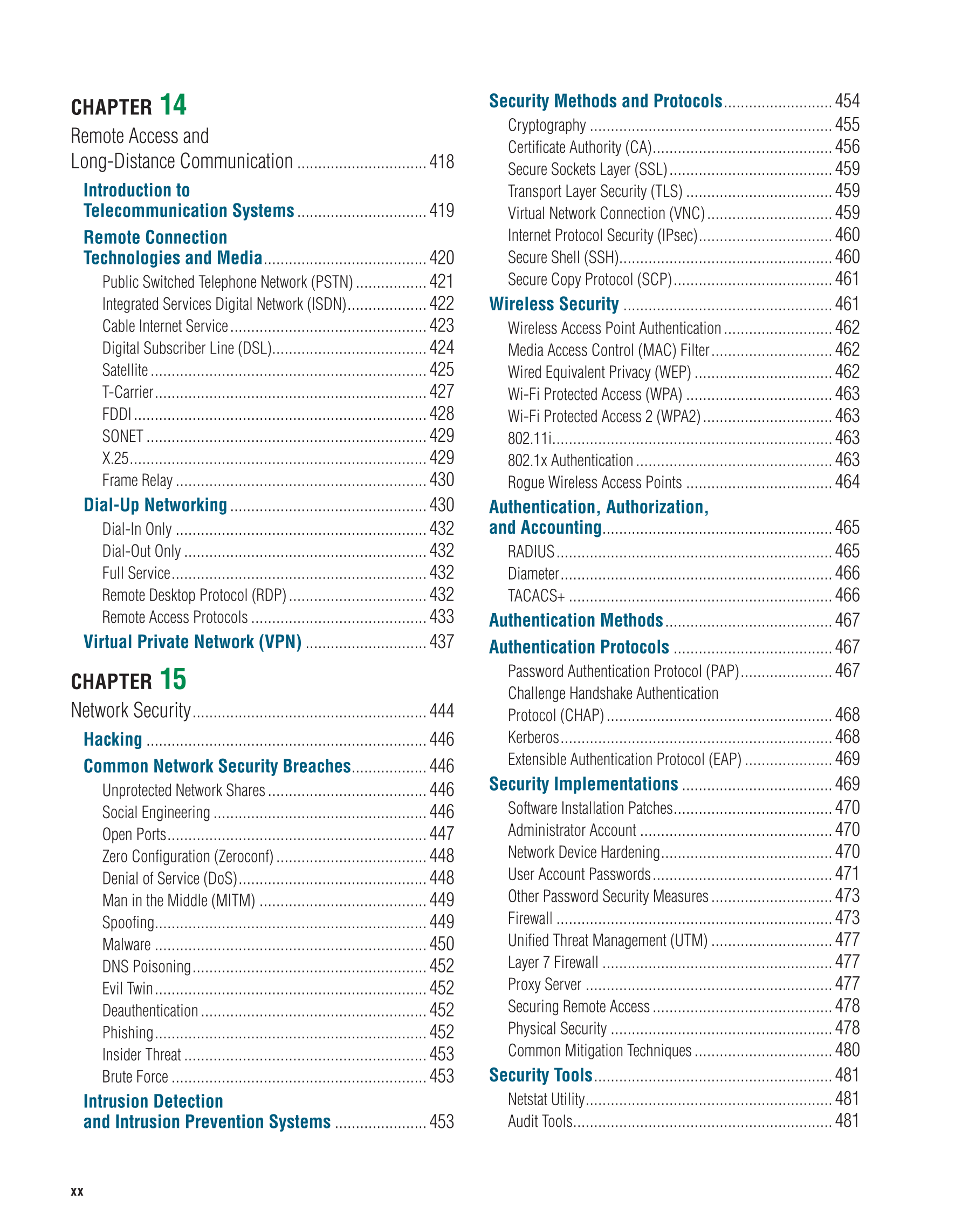 Networking Fundamentals, 3rd Edition page xx
