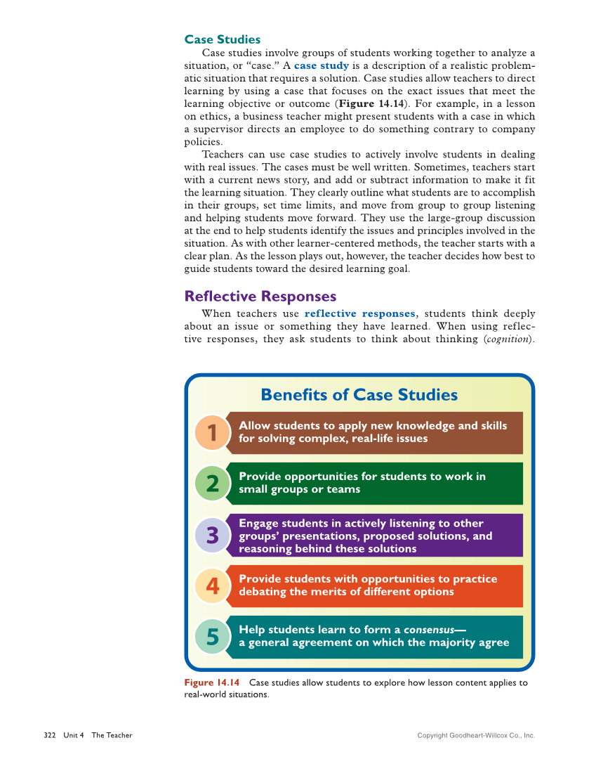 Teaching Case Study Teaching, 3rd Edition page 322