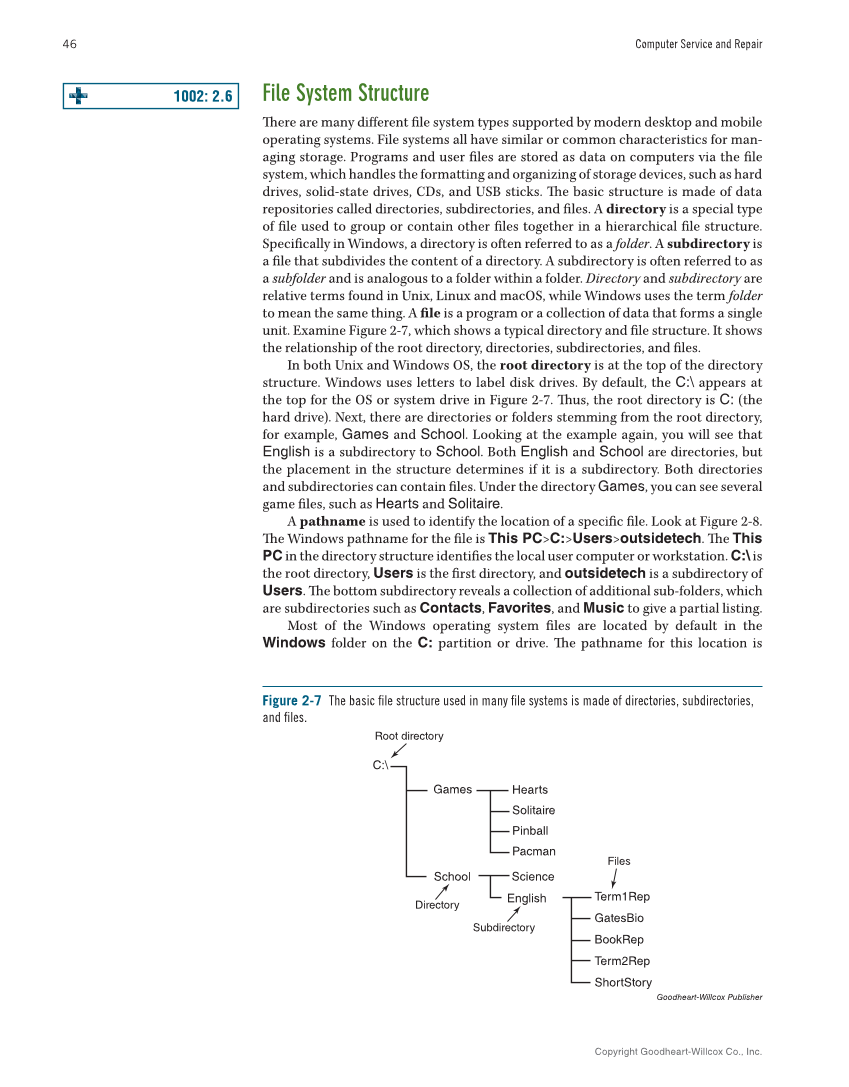 Computer Service and Repair, 5th Edition page 64