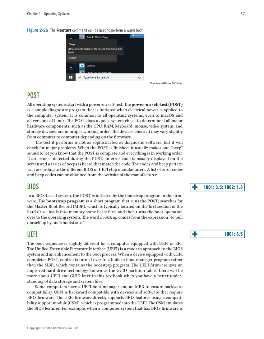 Computer Service and Repair, 5th Edition page 85