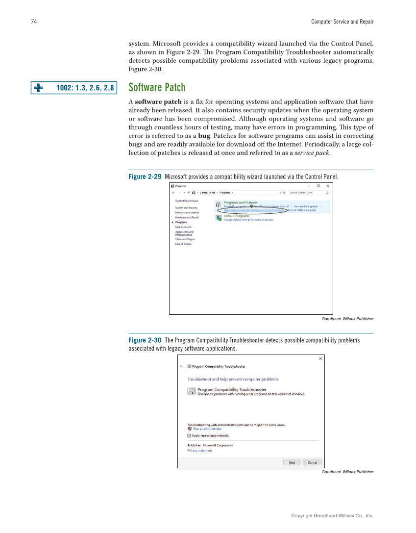 Computer Service and Repair, 5th Edition page 92