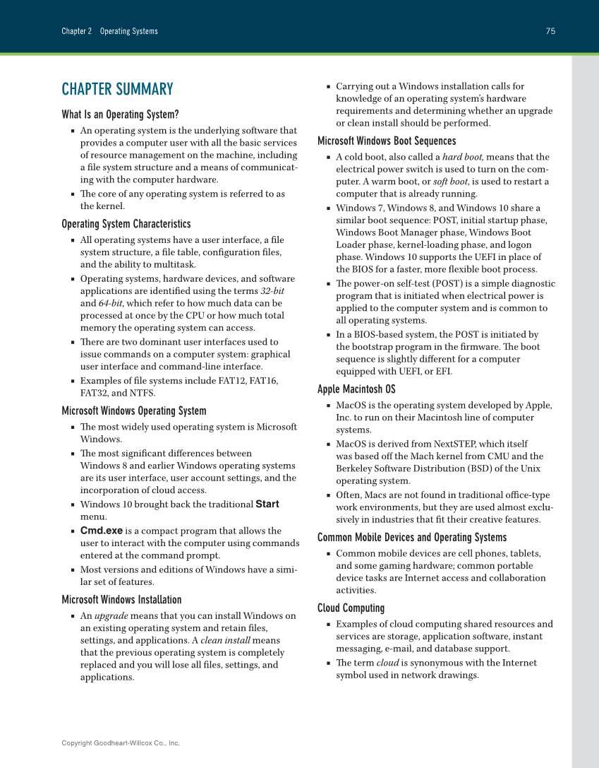 Computer Service and Repair, 5th Edition page 93