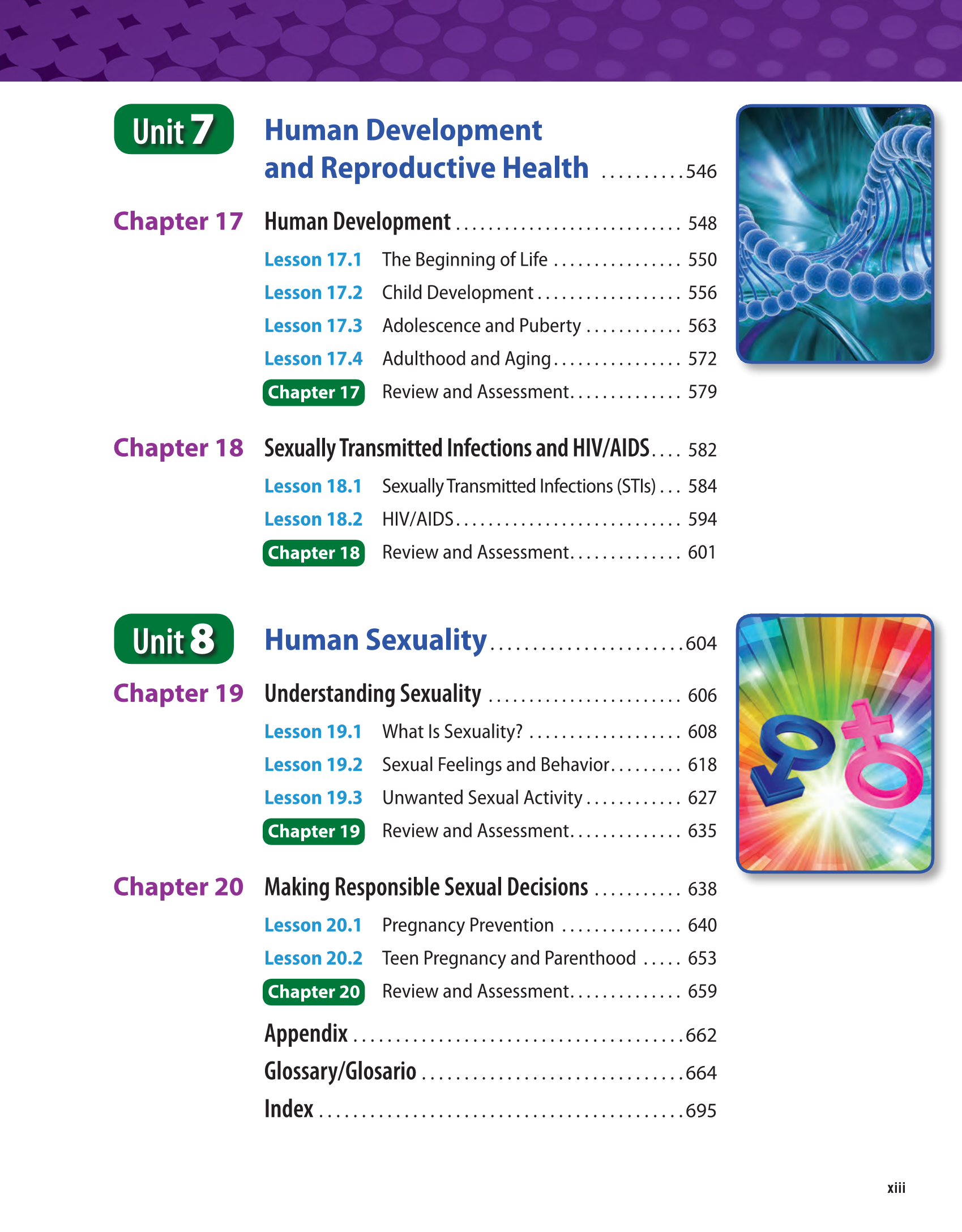 Comprehensive Health Skills for Middle School 2e page xiii