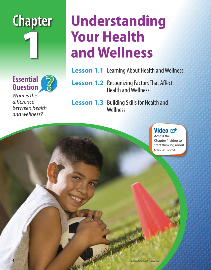 Comprehensive Health Skills for Middle School 2e page 4