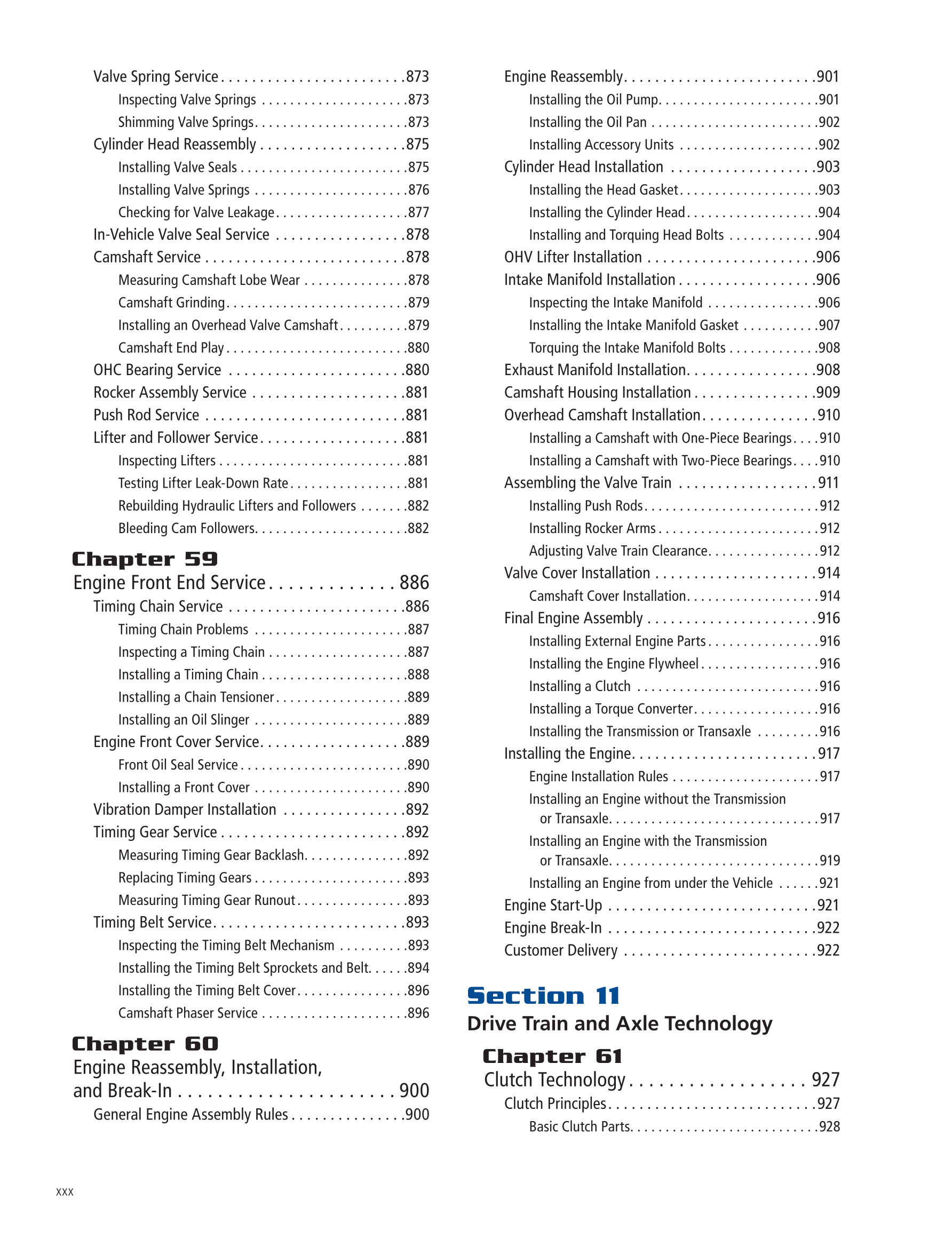 Modern Automotive Technology 10e, Textbook page xxx